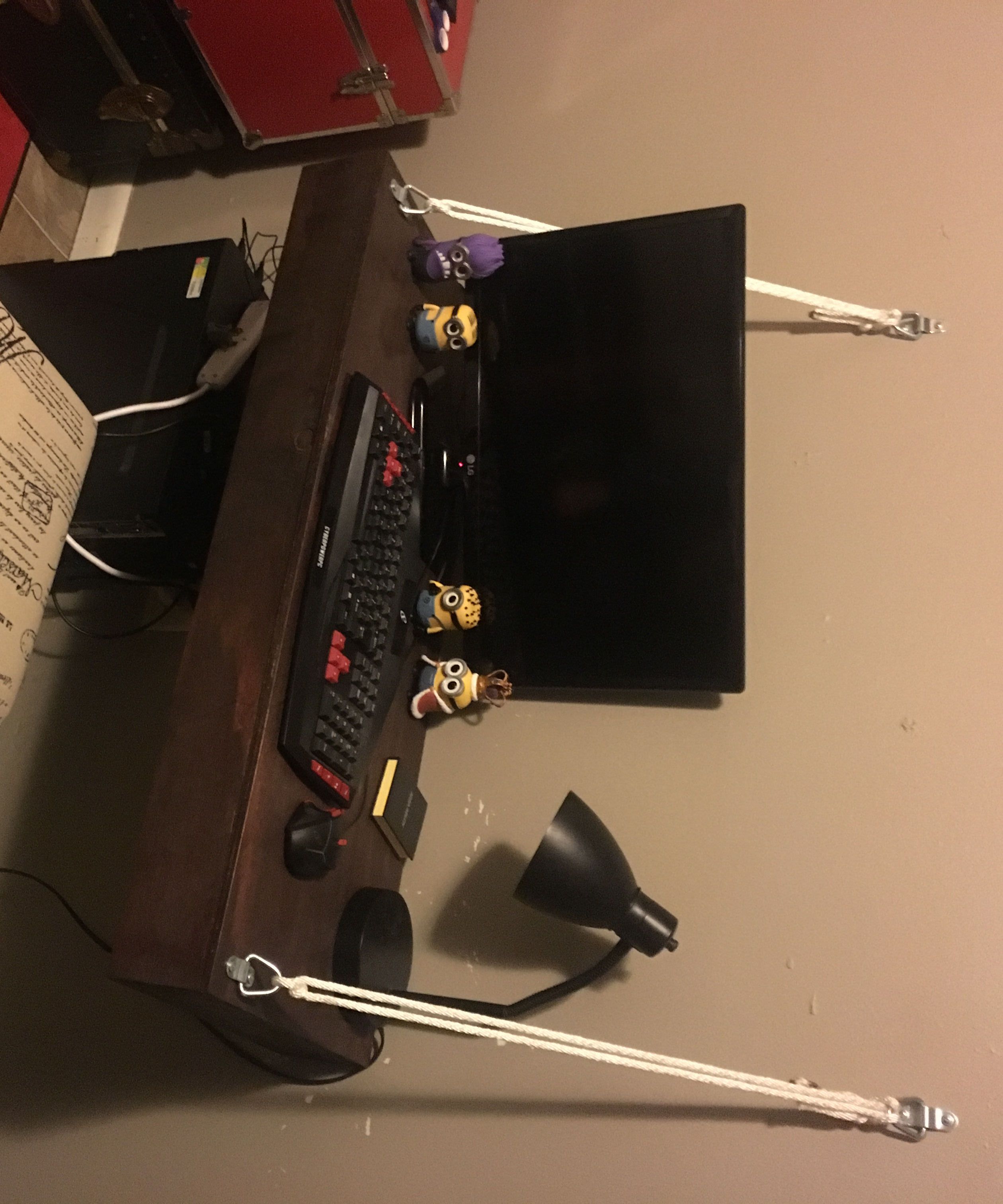 Floating Desk 1 - Stunning Sunset Background - Desktop