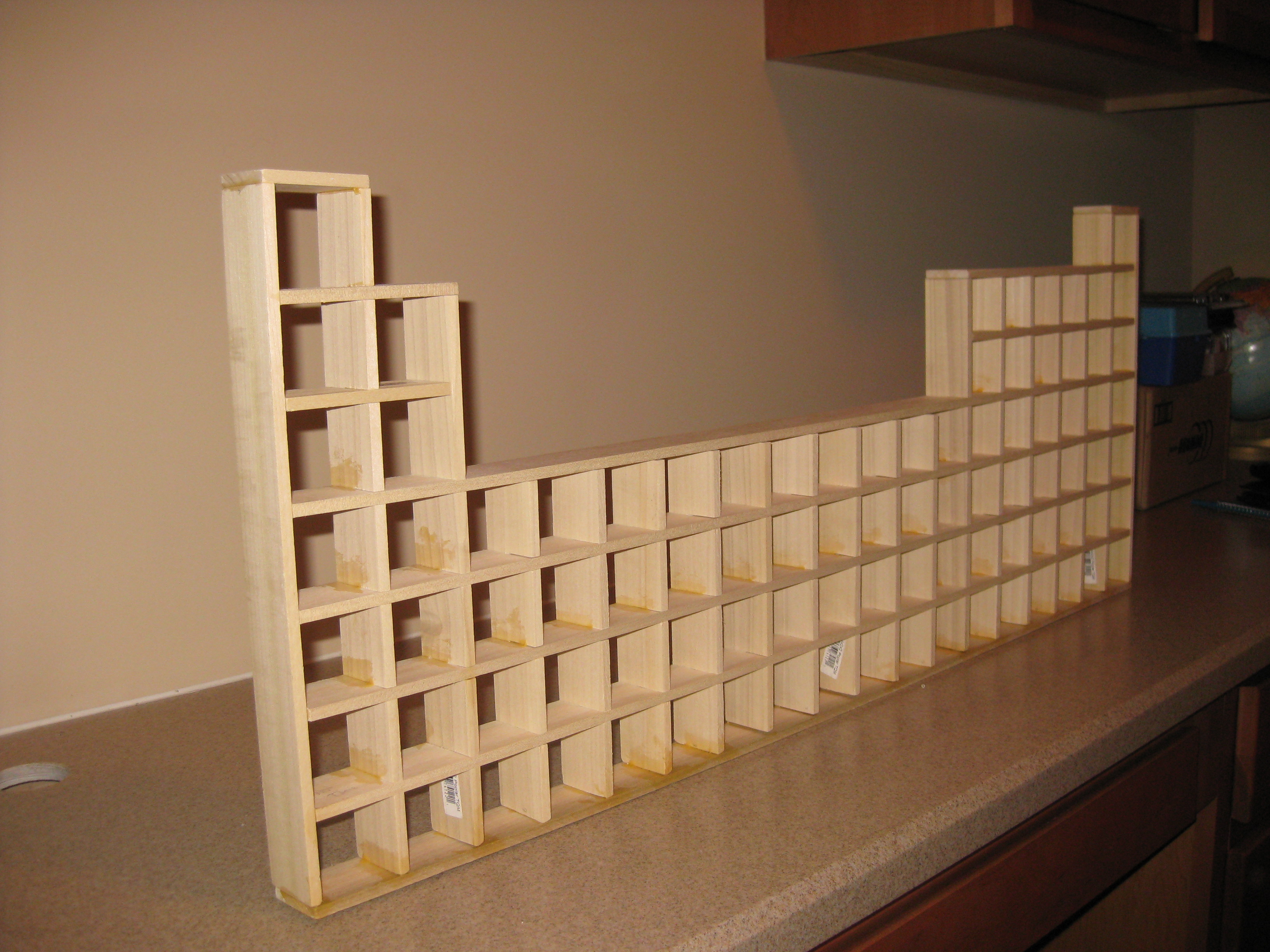 Periodic Table Display Instructables - High Quality Geometric Illustration - 8K