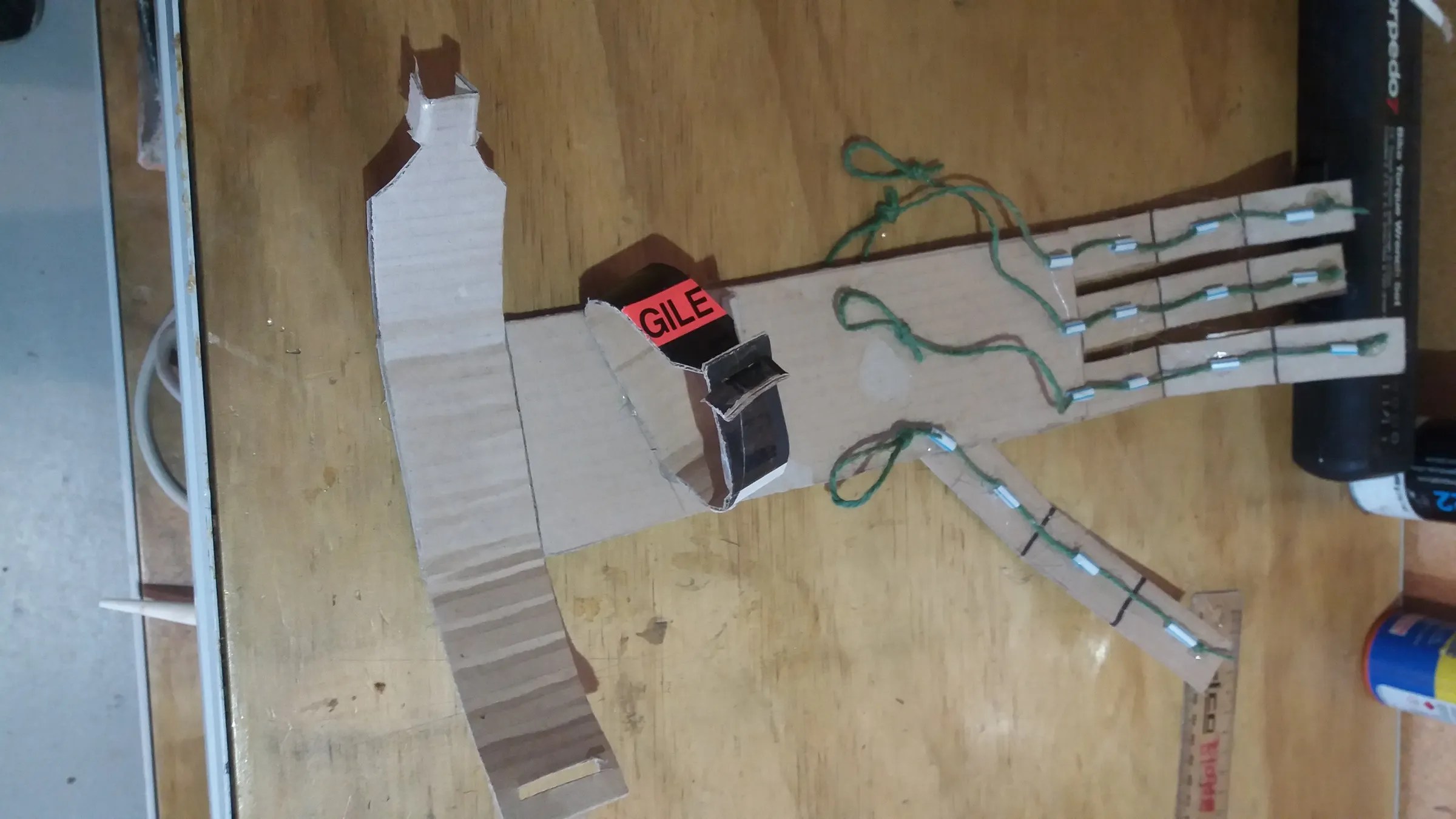 Cardboard Robot Hand Prototype 6 Steps Instructables