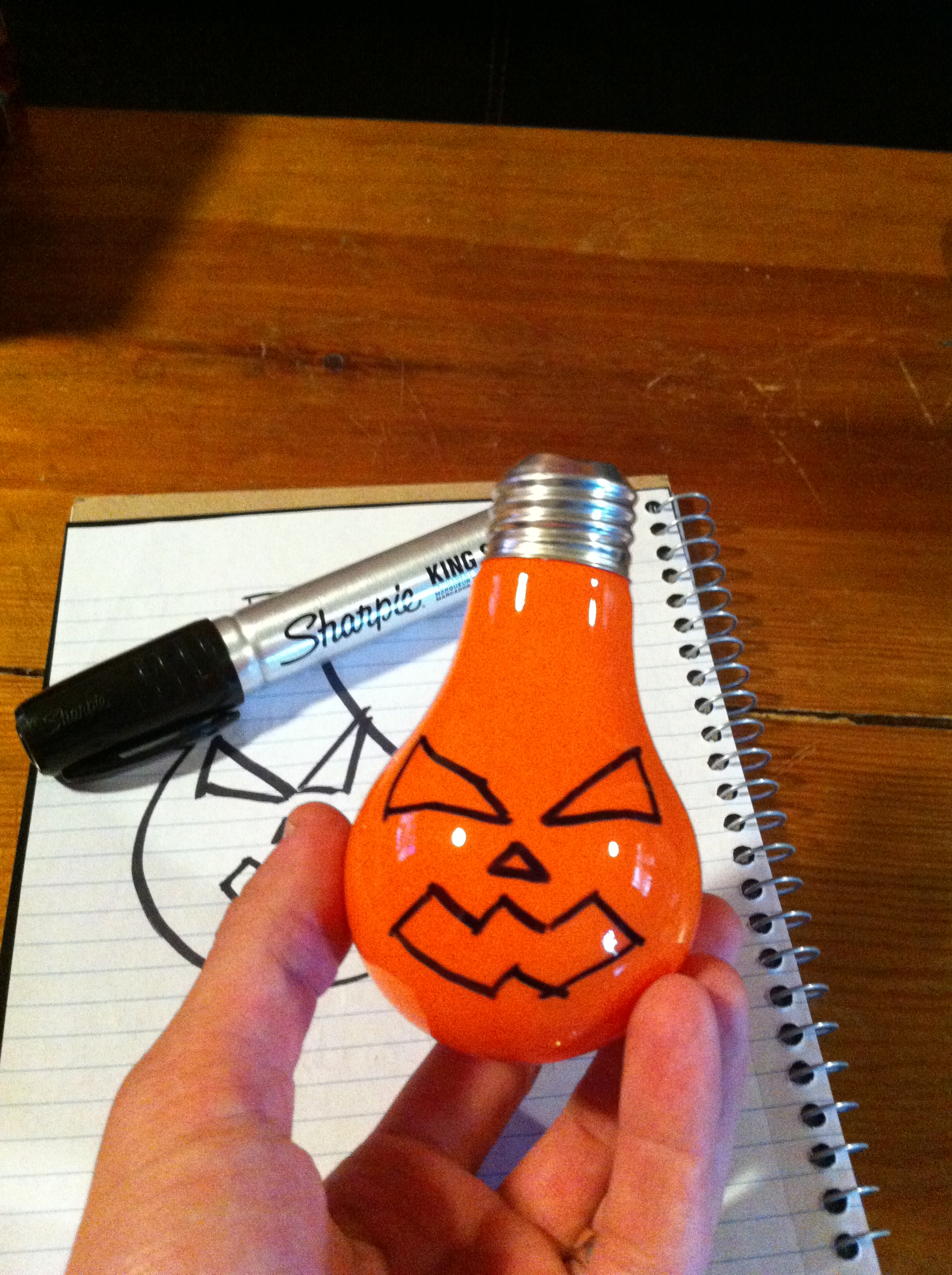 Jack O Lantern Light Bulb Instructables - Best Dark Backgrounds in Full HD