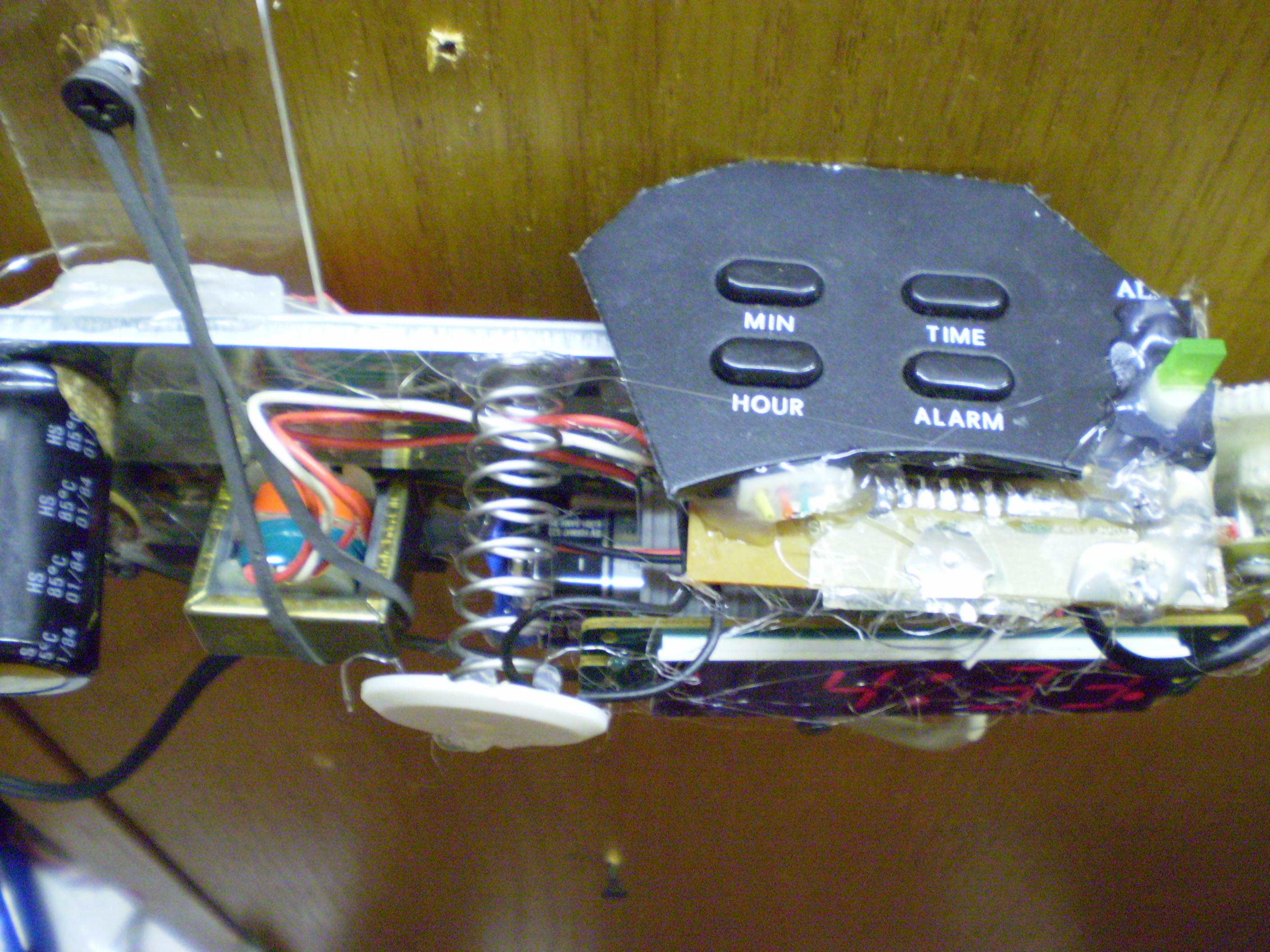 Cyberpunk Alarm Clock Reset Button - High Resolution Vintage Photos for Desktop