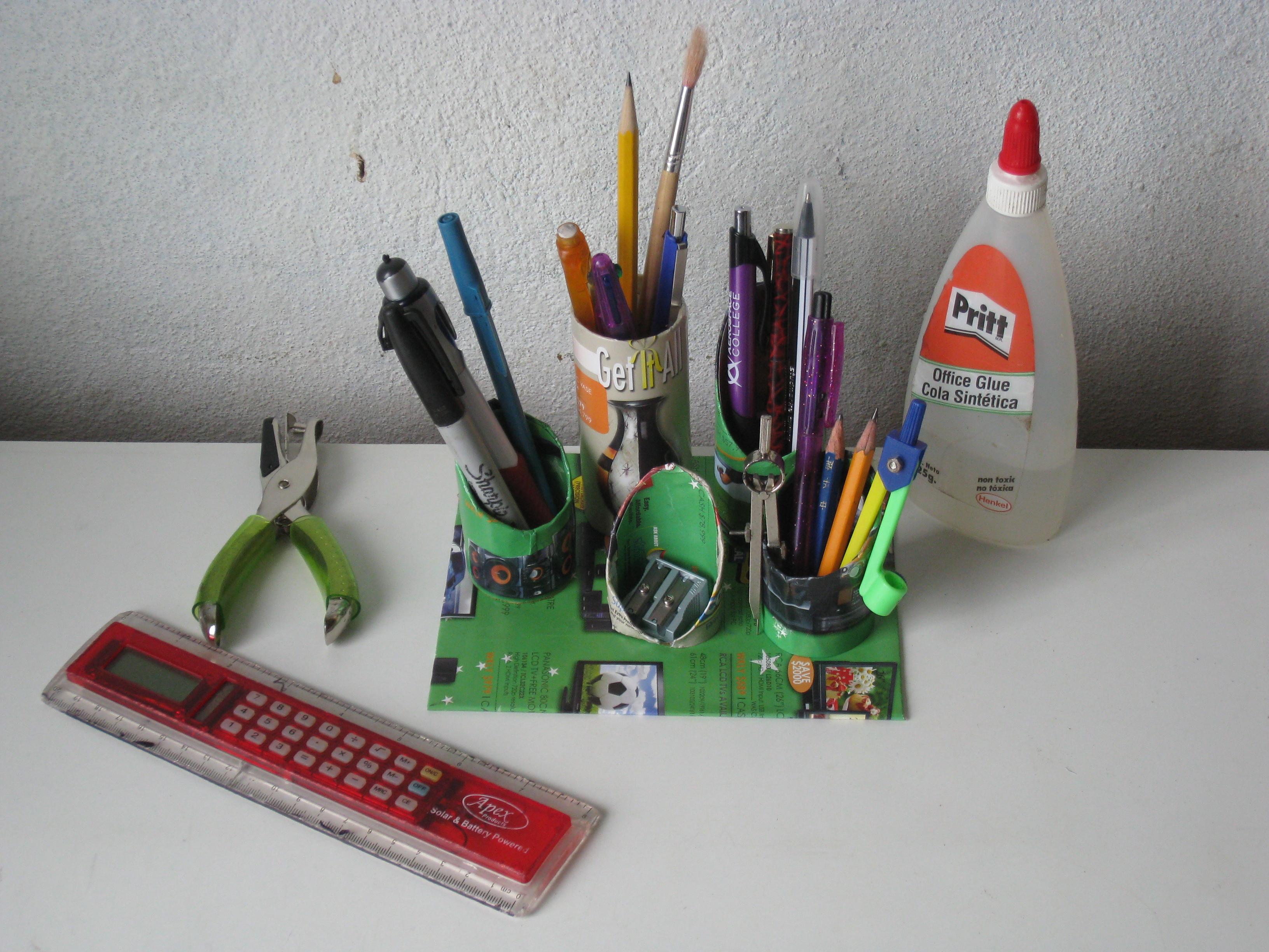 Pencil Holder 4 Steps Instructables - Modern HD Geometric Patterns | Free Download