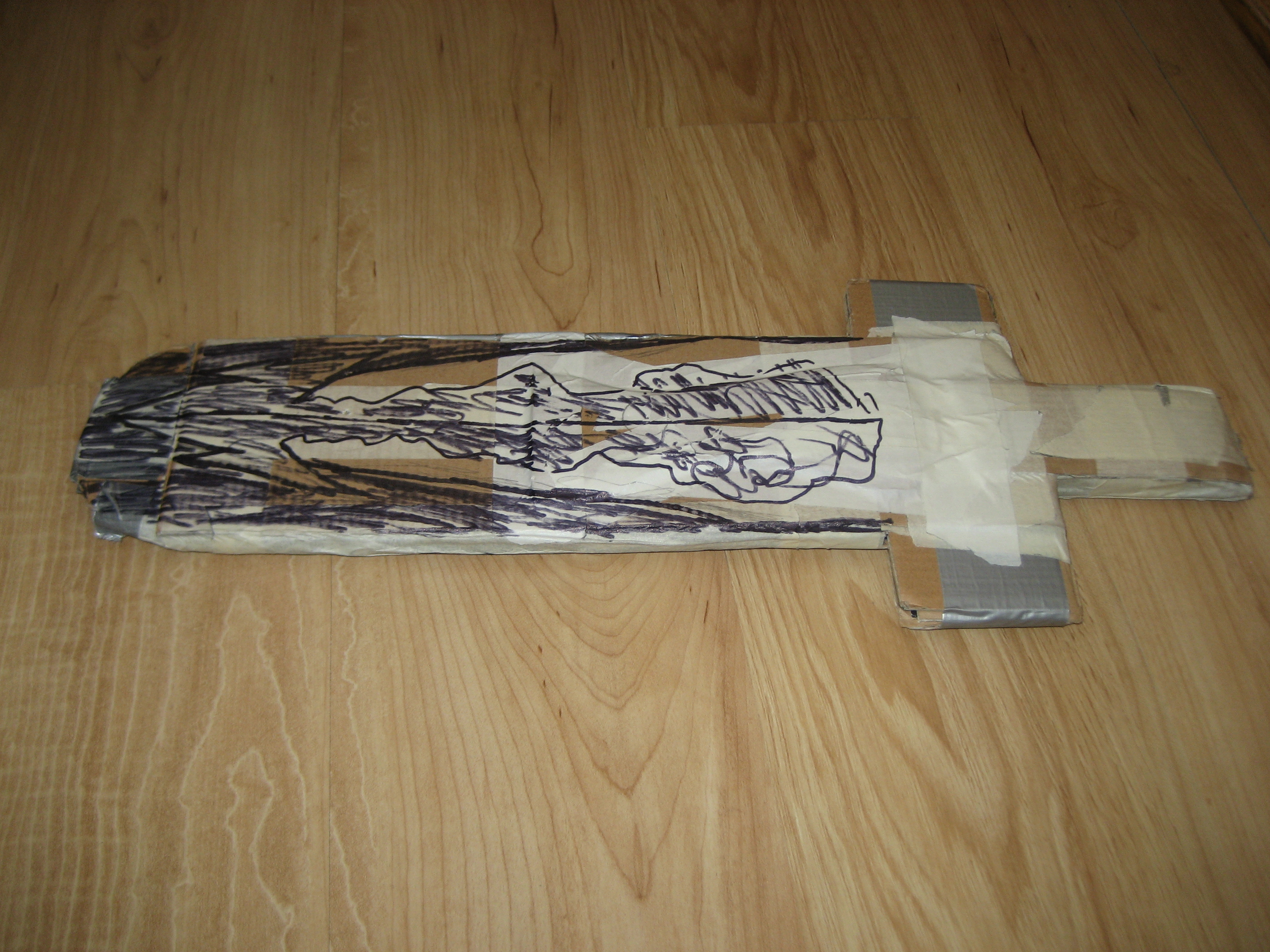 Cardboard Sword - Dark Photos - Incredible High Resolution Collection