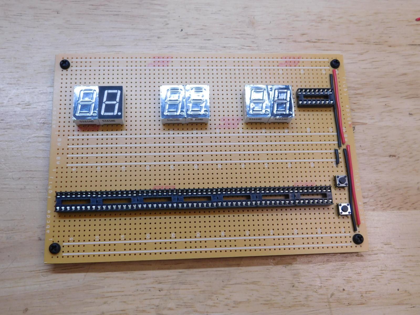 Digital Clock Without Using Micro Controller Doscience - HD Dark Backgrounds for Desktop