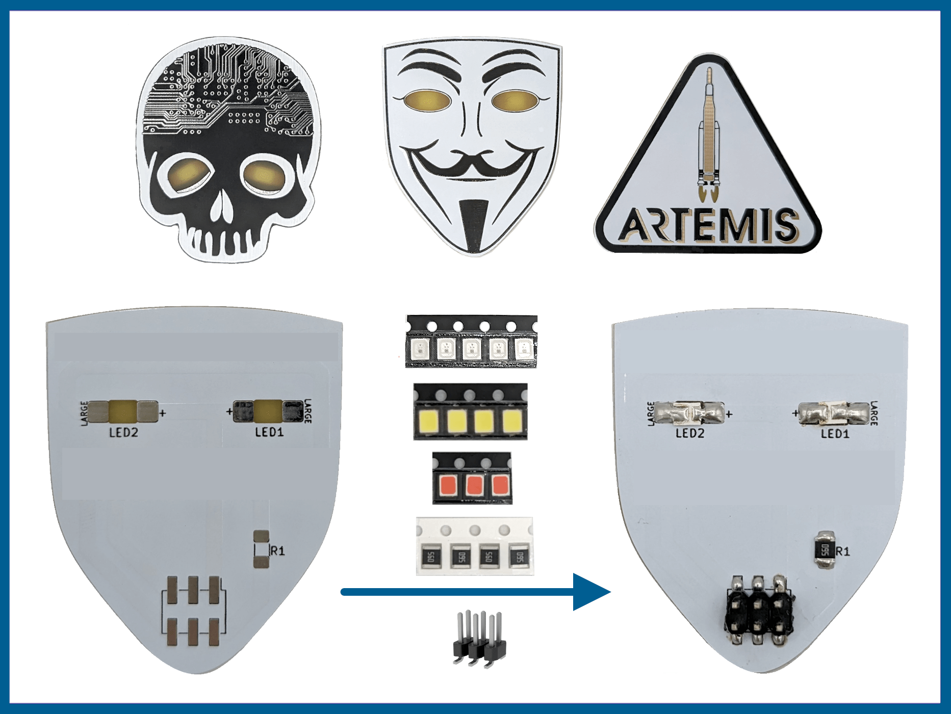 Hackerbox 0093 Badgelife 10 Steps Instructables - Download High Quality Gradient Design | HD