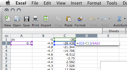 Spreadsheet Calculus Derivatives And Integrals 5 Steps Instructables - Premium Gradient Photo Gallery - Mobile