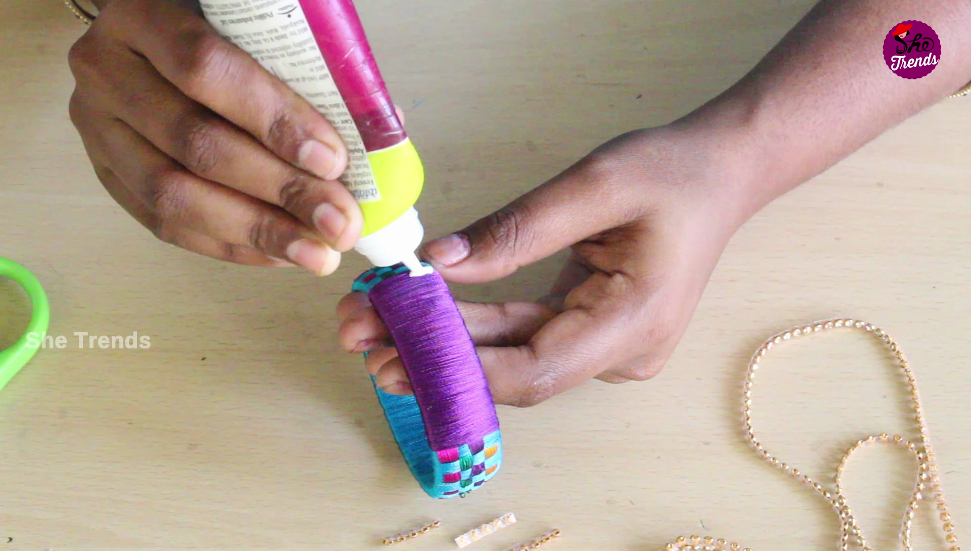 Simple And Easy Silk Thread Bangles At Home Colour - Ultra HD HD Colorful Wallpapers | Free Download