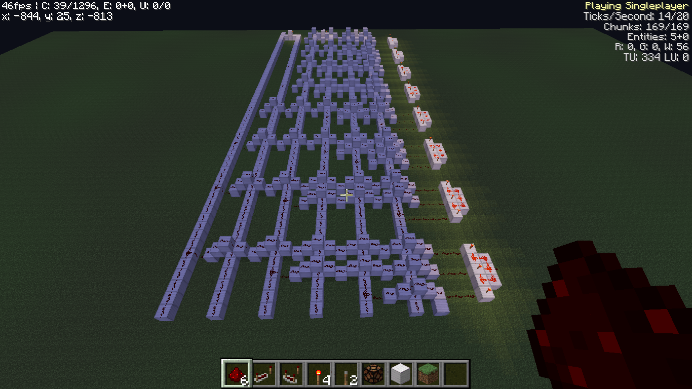 Binary Converter In Minecraft 13 Steps Instructables - Best Minimal Backgrounds in Retina