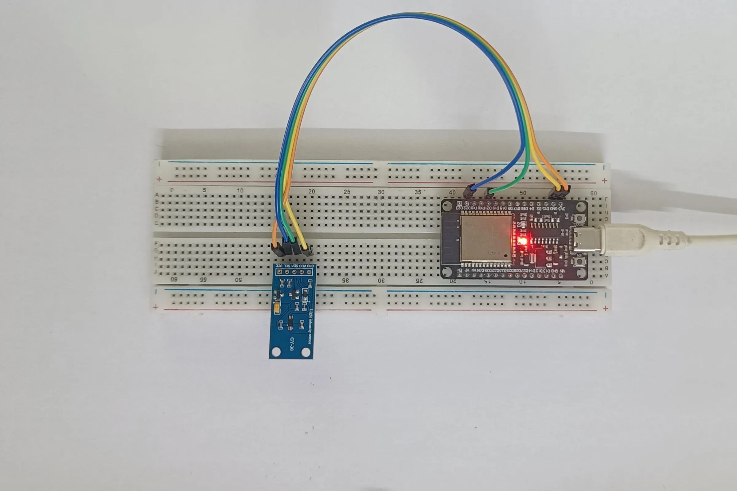 Smart Light Intensity Monitoring Using Esp32 Bh1750 Sensor And Vvac