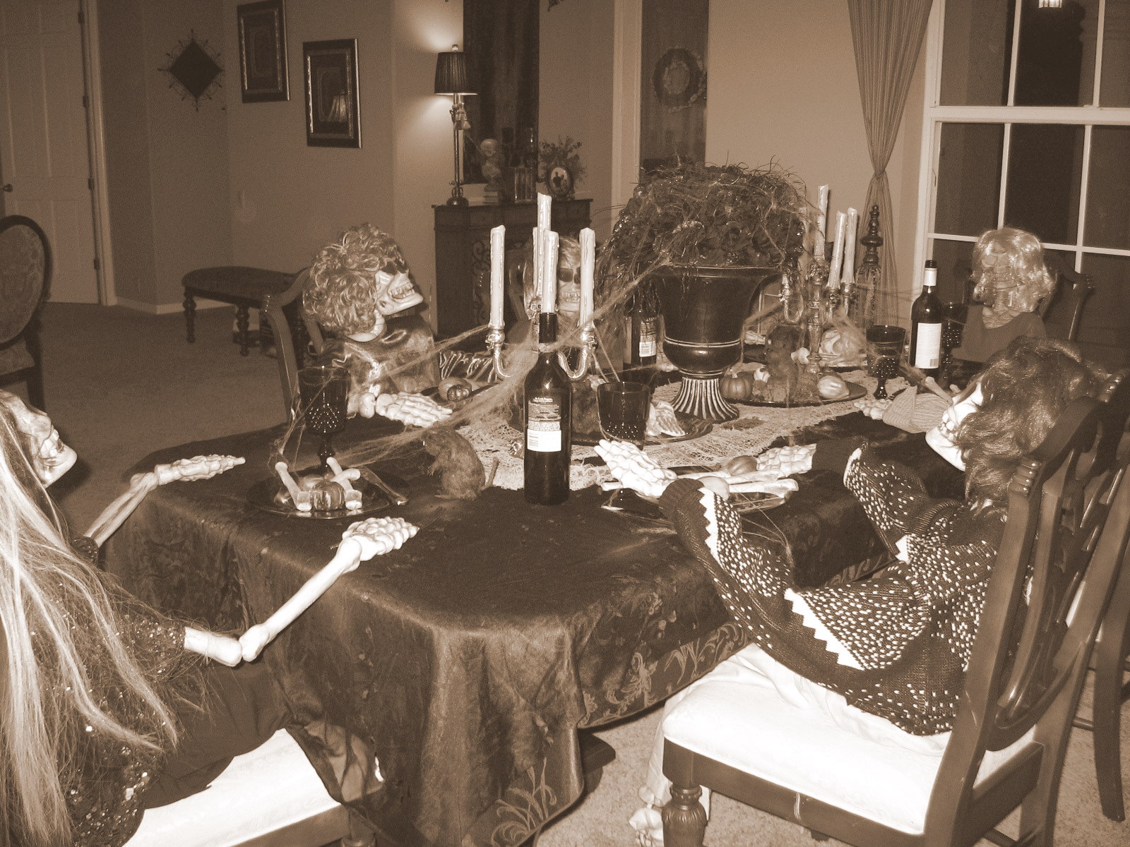 Haunted Dinner - Ultra HD 8K Dark Illustrations | Free Download