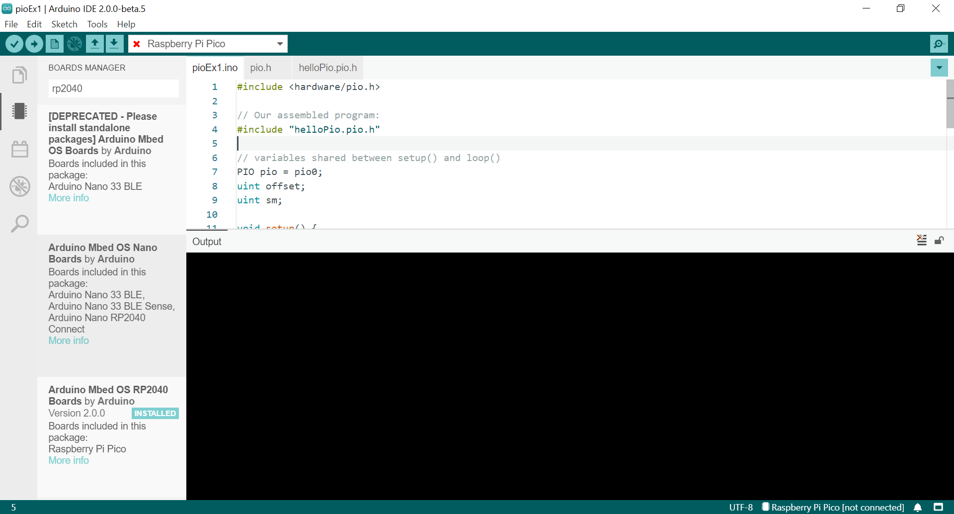 Using Rp2040 Pio In Arduino Ide On Windows 6 Steps With Pictures - Professional Gradient Background - Retina