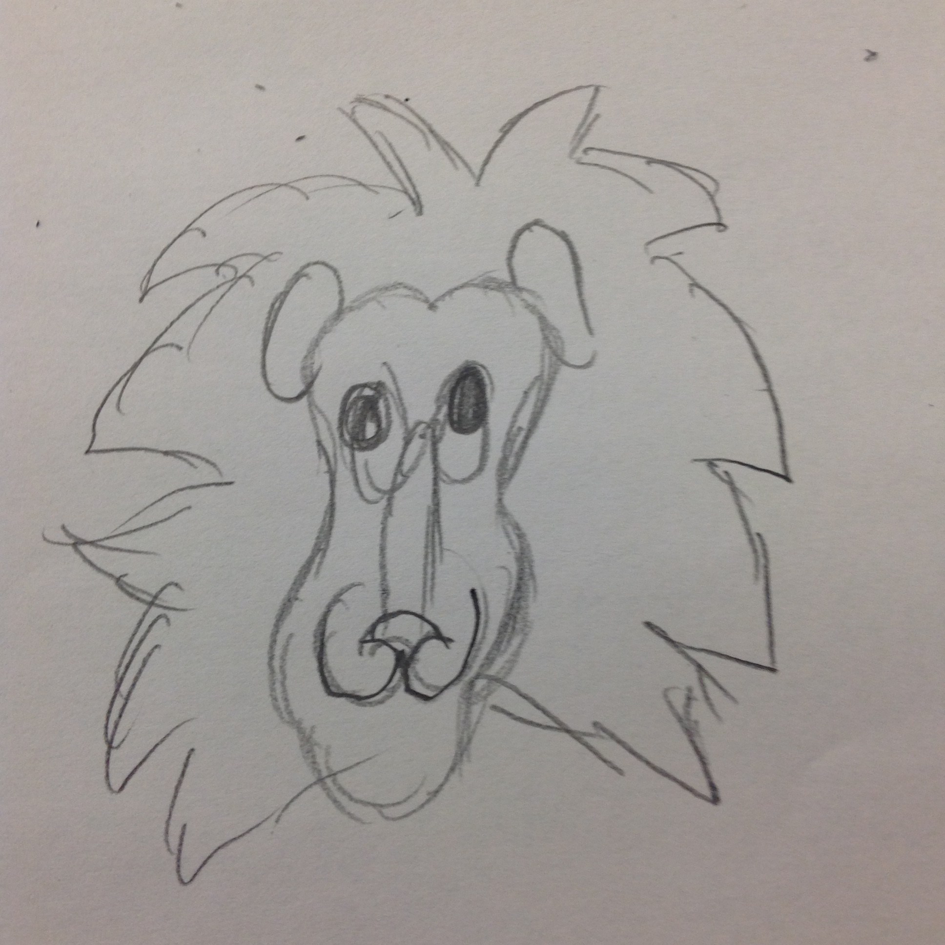 Lion Drawing Tutorial Step By Step Guide - Elegant Ocean Texture - Full HD