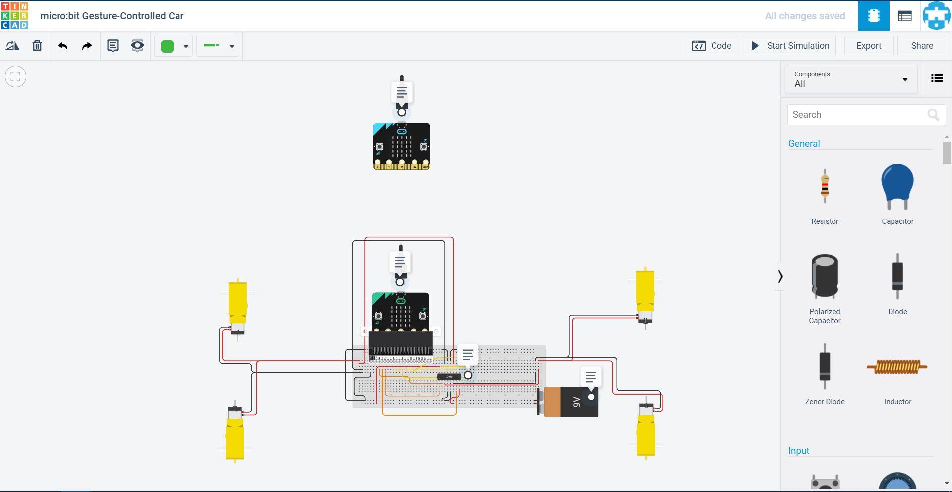 Micro Bit Gesture Controlled Car 6 Steps Instructables - Light Design Collection - Mobile Quality