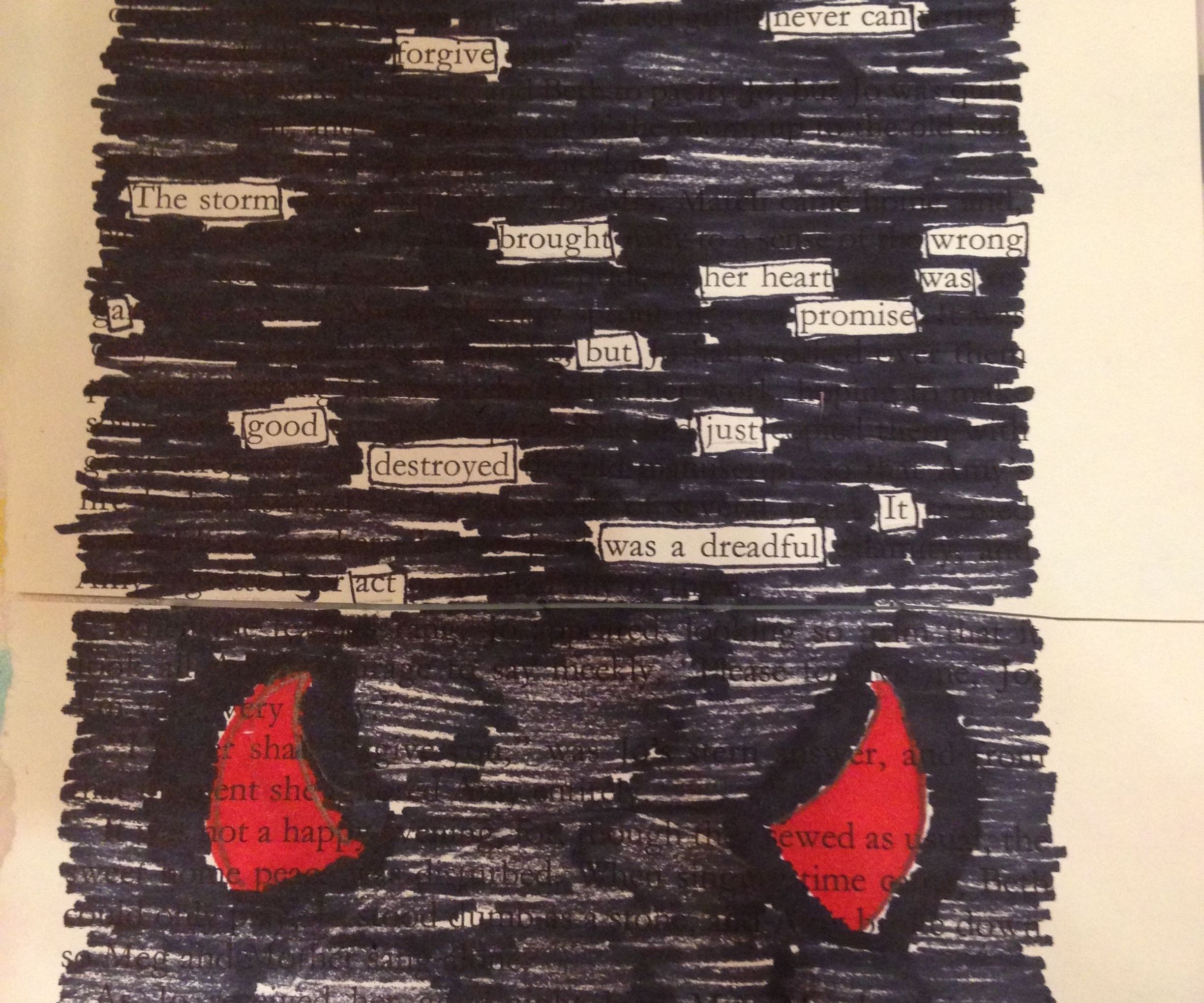 Away Blackout Poetry Notes - Premium Nature Picture Gallery - Ultra HD