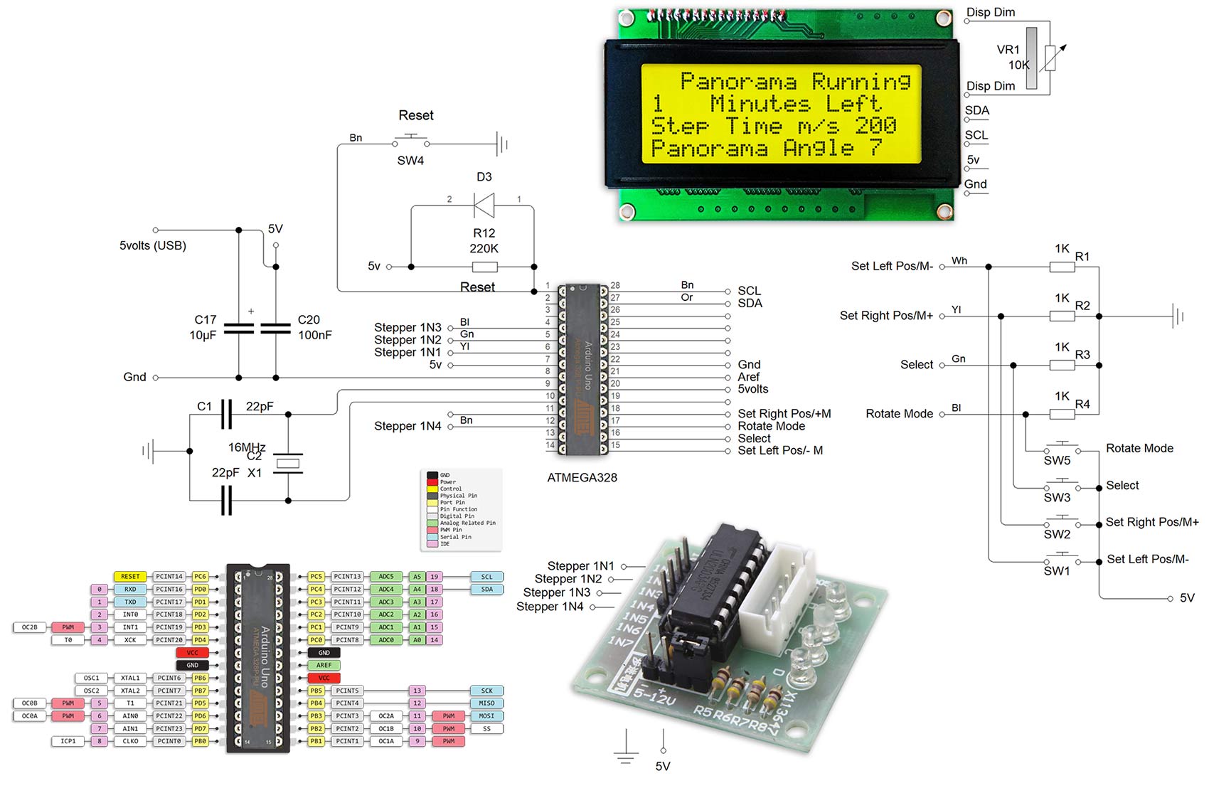Arduino Time Lapse Panorama Controller Electronics Lab - Stunning Full HD Gradient Arts | Free Download