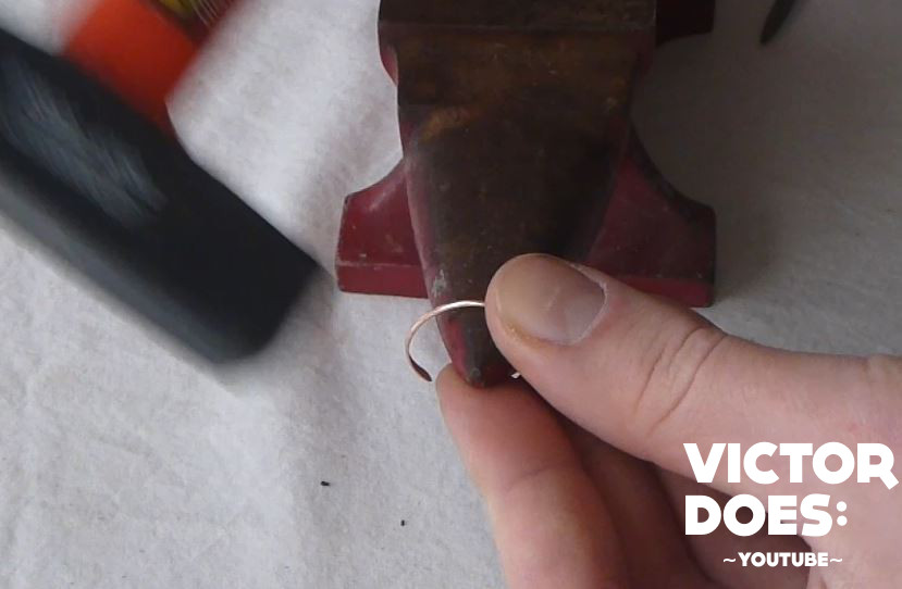 Simple Copper Ring Diy Tutorial Youtube - Incredible Light Illustration - Mobile