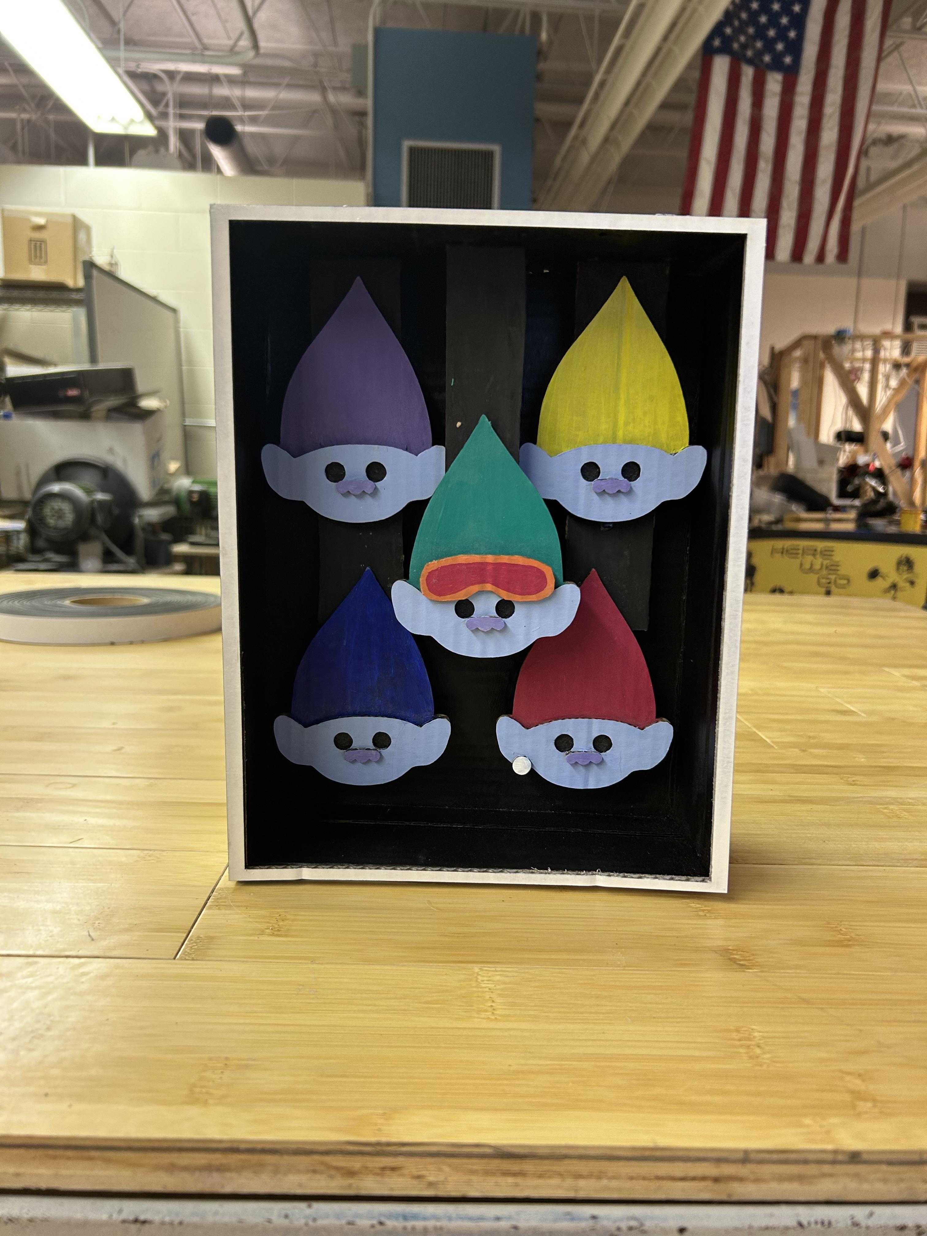 Scrap Cardboard Shadow Box 6 Steps Instructables - Gradient Pattern Collection - Ultra HD Quality