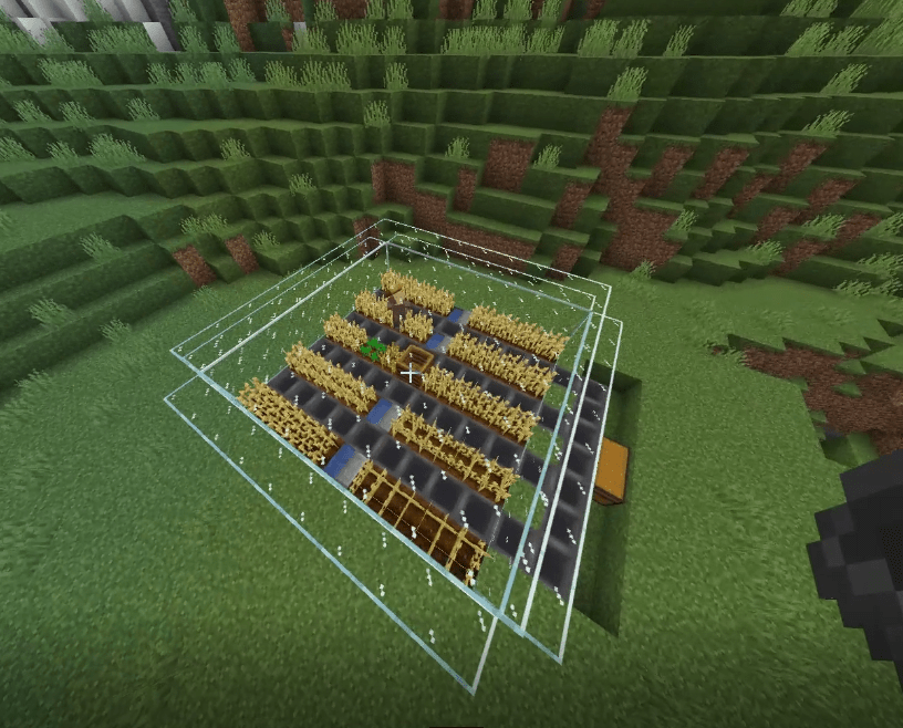 Automatic Wheat Farm In Minecraft Minecraft Videos - Classic Desktop Light Wallpapers | Free Download