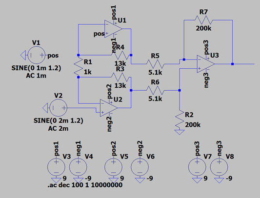 Simple Ecg Circuit Schematic - Premium Dark Background Gallery - Desktop