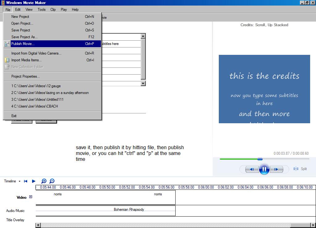 Windows Movie Maker Basic Tutorial 6 Steps Instructables - Geometric Backgrounds - Gorgeous Full HD Collection