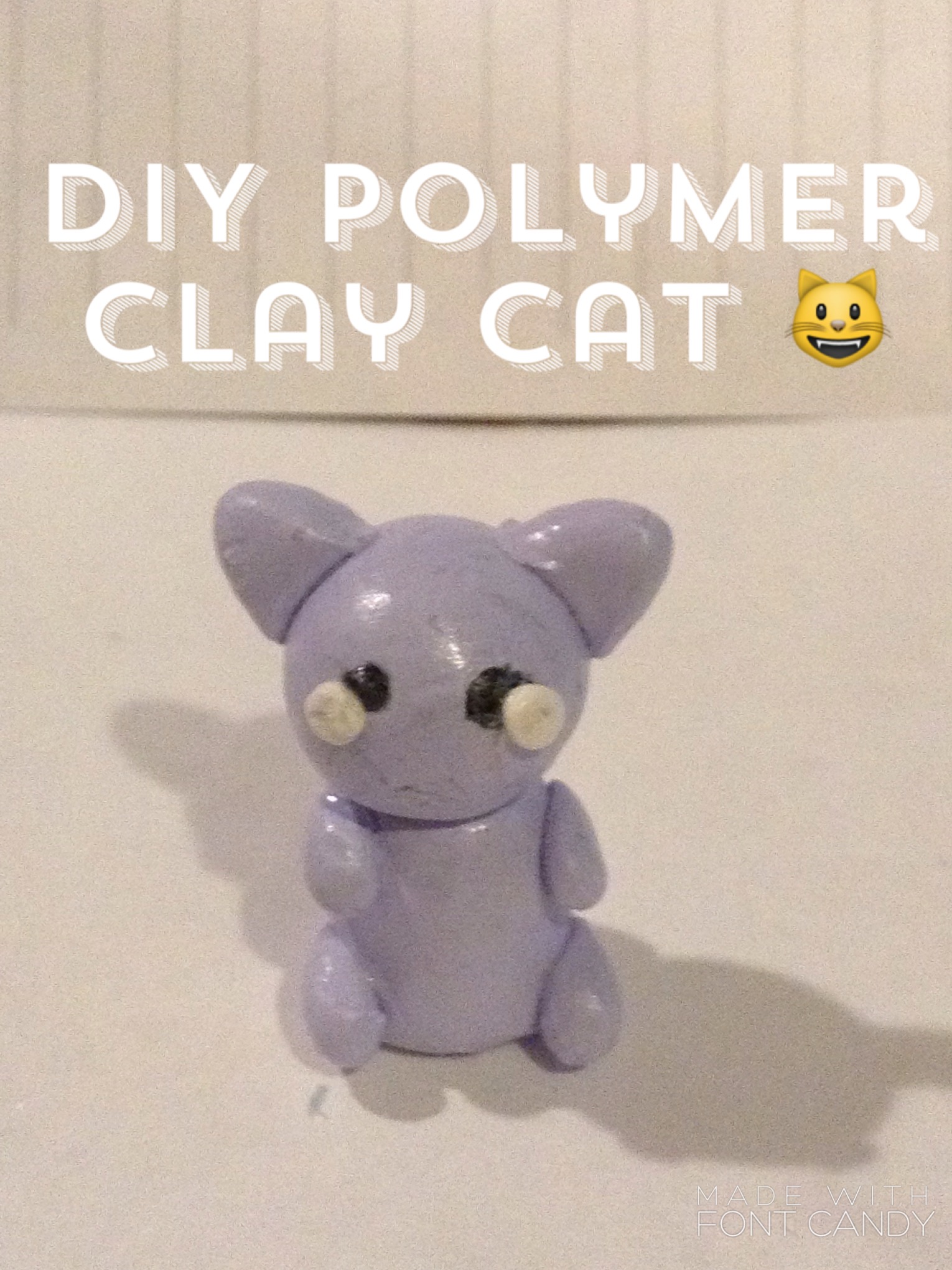 Polymer Clay Cat - Download Gorgeous Sunset Pattern | 8K