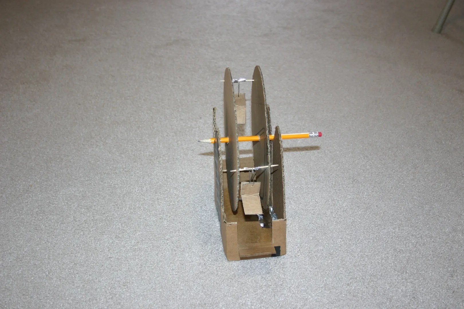 Cardboard Ferris Wheel 15 Steps Instructables