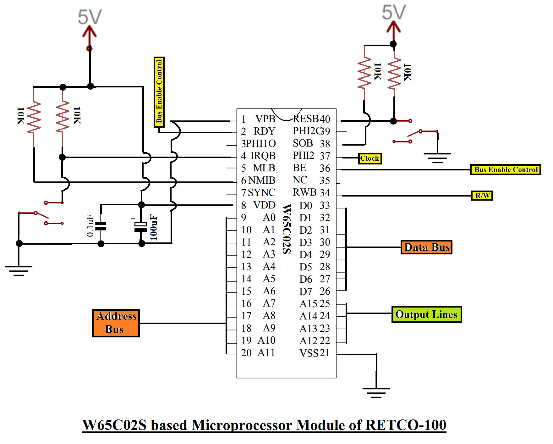 6502 Cpu Tutorial And Circuits Microprocessor System Tutorials - Sunset Illustration Collection - Retina Quality