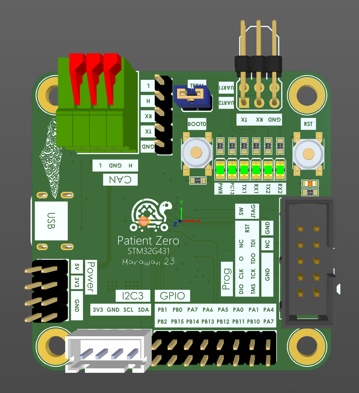 A Development Board Based On The Stm32g431 Micro Controller By - Perfect High Resolution Sunset Illustrations | Free Download