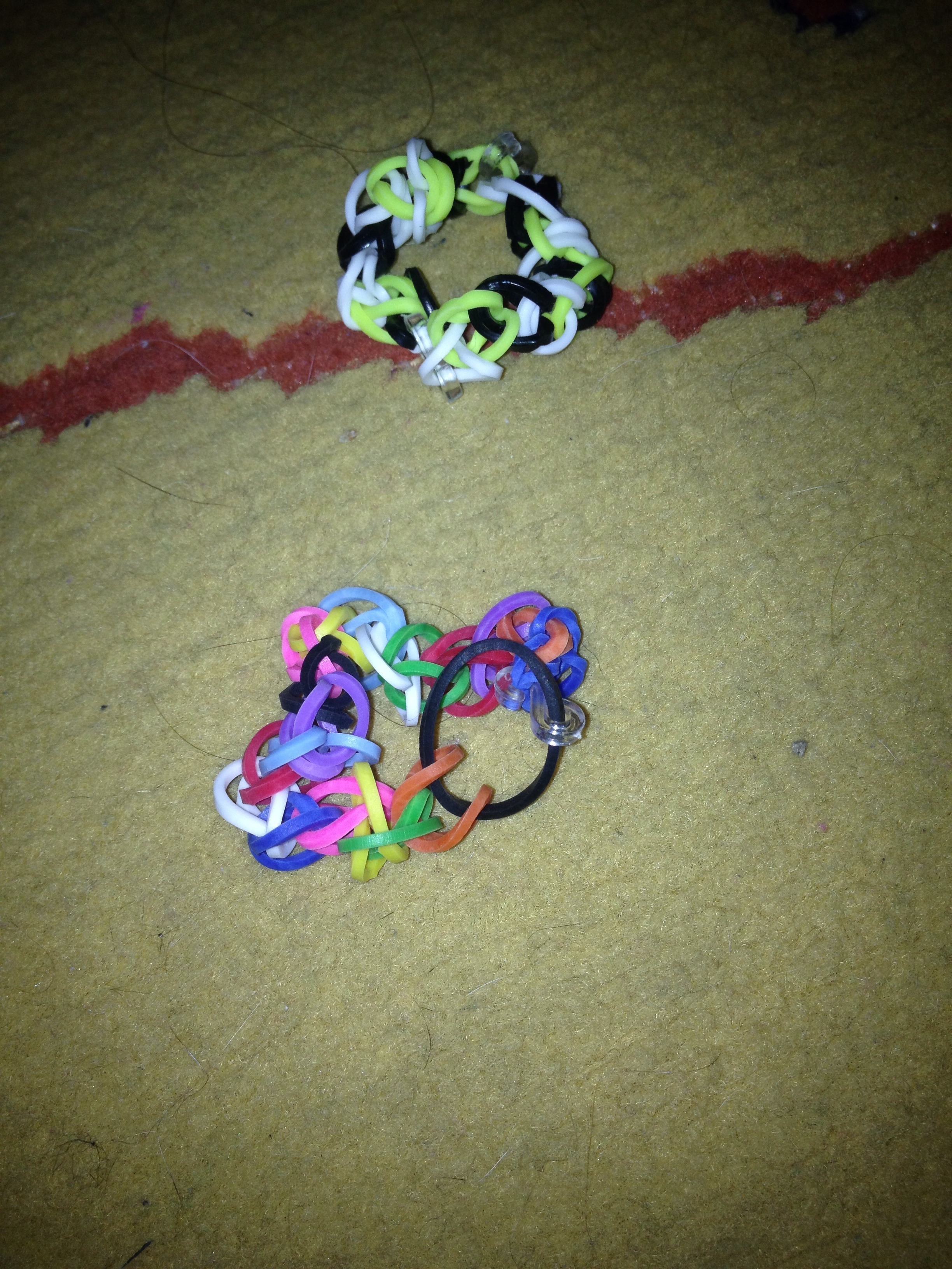 Rainbow Loom Single Chain Using Mini Loom 3 Steps Instructables - Gradient Art Collection - Retina Quality