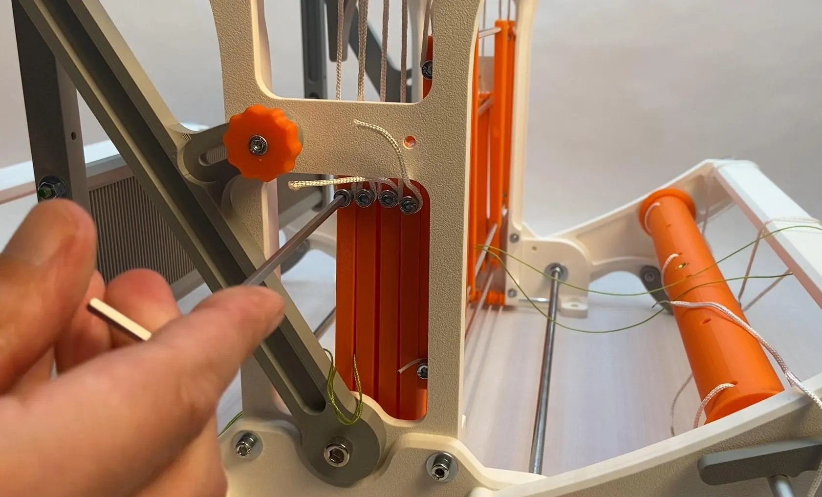3d Printed Table Loom With 8 Shafts 14 Steps With Pictures