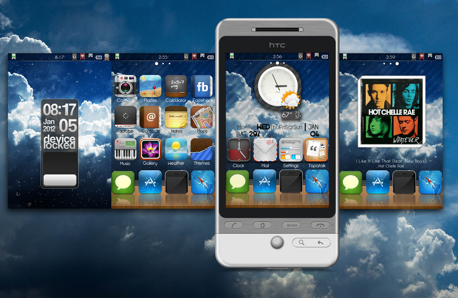 Android Custom Homescreen By Shocksolidcustoms On Deviantart - Classic City Texture - Retina