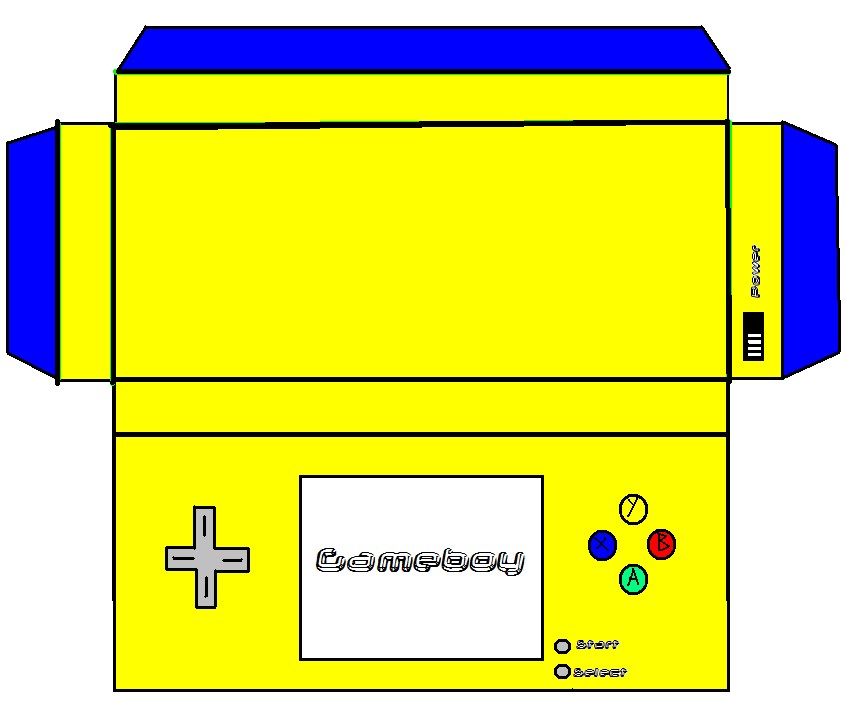 Make A Paper Gameboy 4 Steps Instructables - Best Gradient Illustrations in Full HD