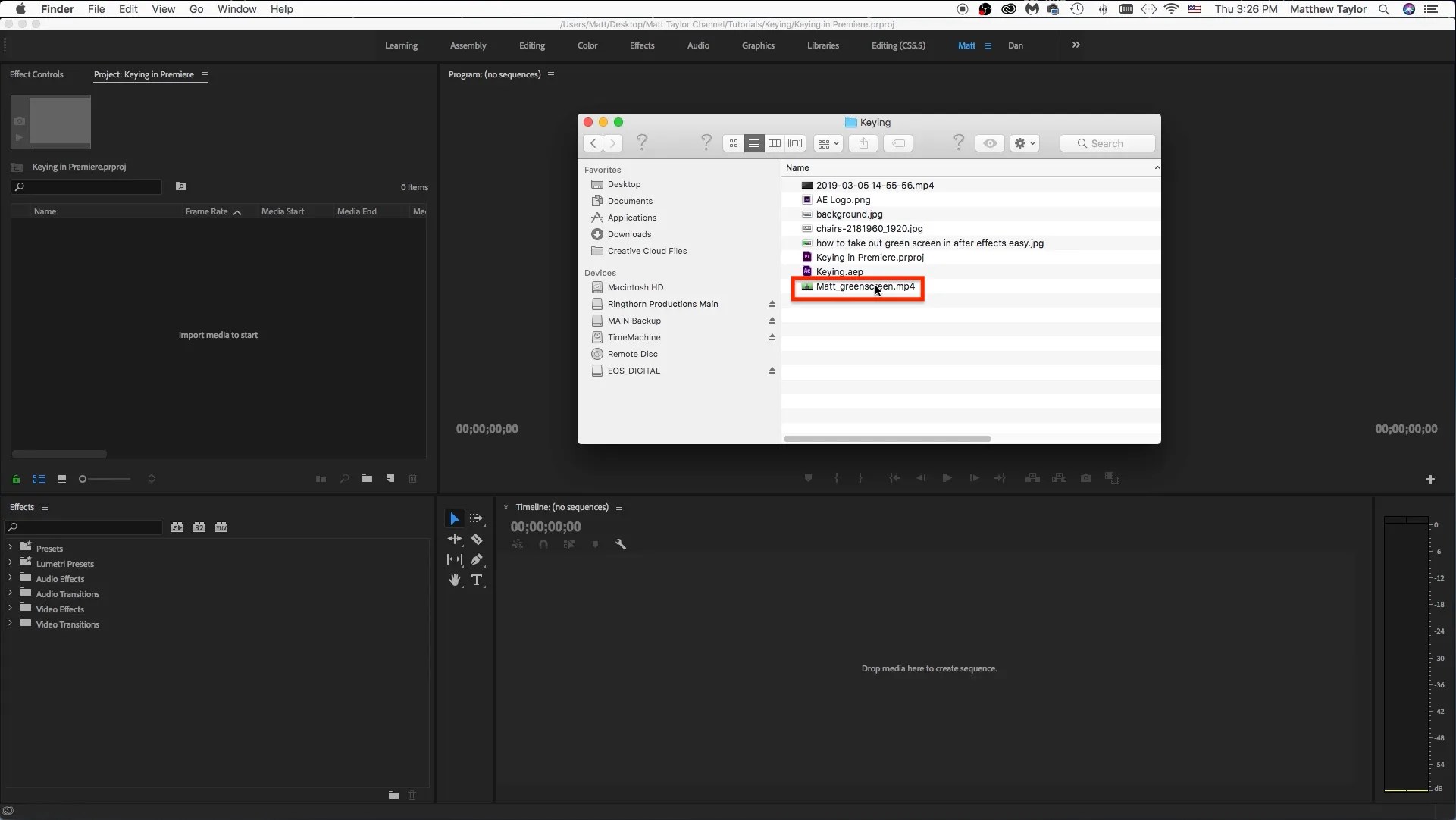 How To Remove Green Screen In Adobe Premiere Pro Cc 10 Steps With