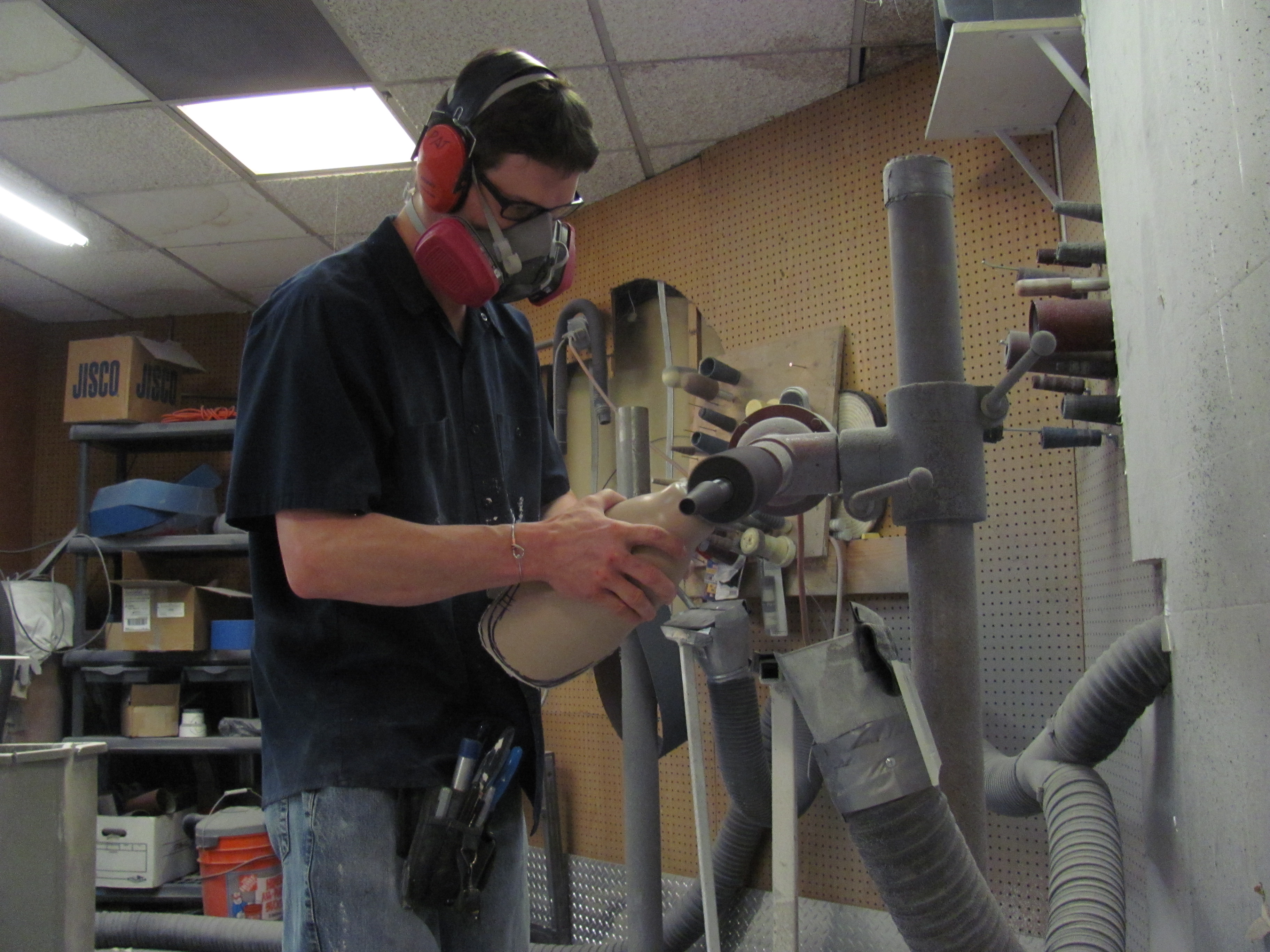 How a prosthetic leg is made!