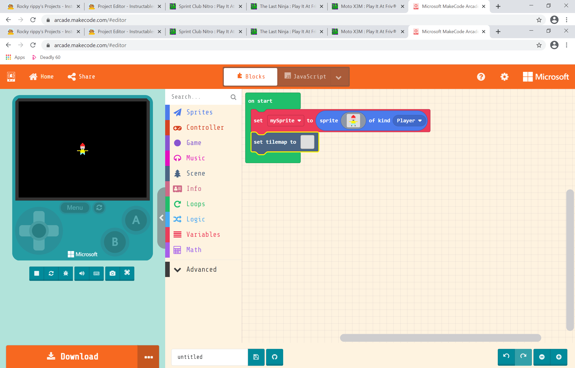 Create A Fun Block Game With Makecode Arcade 10 Steps Instructables - Beautiful Space Wallpaper - Ultra HD