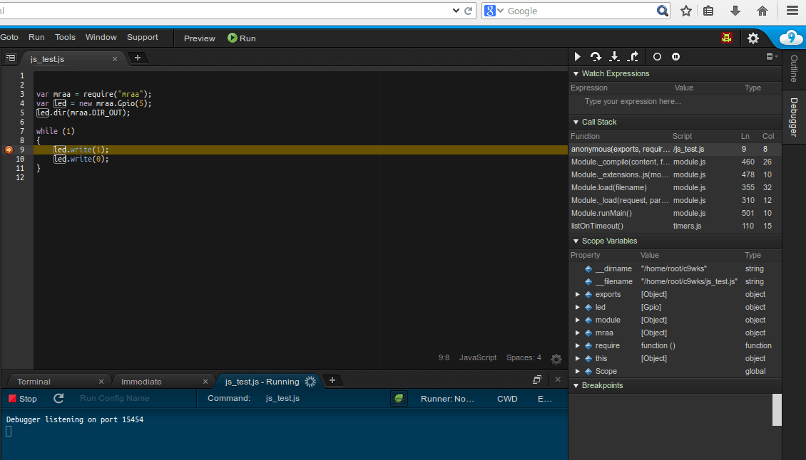 Cloud 9 Ide On Intel Edison 3 Steps Instructables - Ocean Illustration Collection - HD Quality
