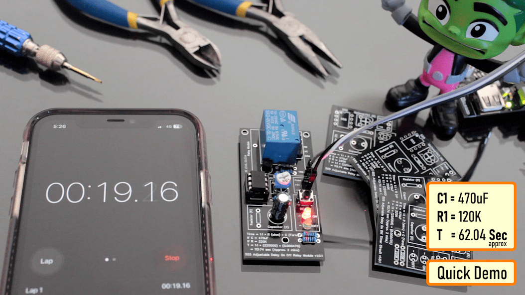 555 Adjustable Delay On Off Timer Circuit 8 Steps Instructables - Best Colorful Backgrounds in Retina