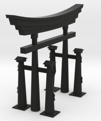 Tori Gate Buildpaste Net - Premium Dark Design Gallery - High Resolution