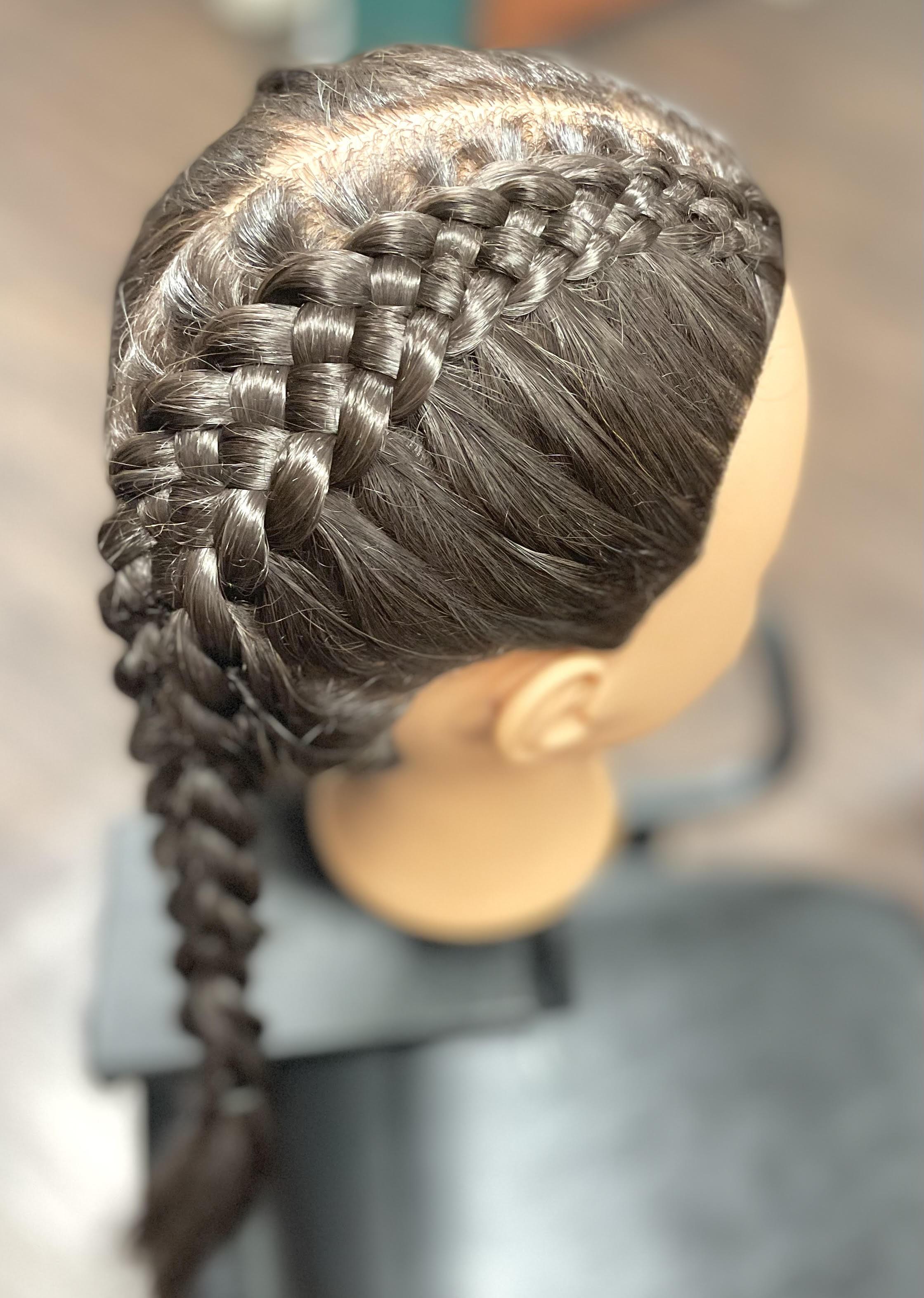 5 Strand Braid Super Easy To Learn I Watched Tutorial Off Of - Ultra HD Dark Images for Desktop