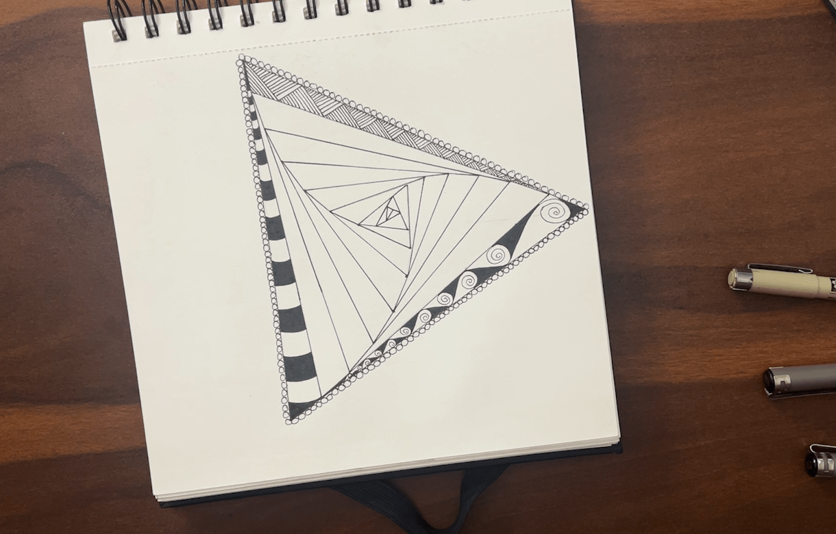 21 Mind Relaxing Zentangle Patterns How To Draw Tutorial 20 Steps - Minimal Illustrations - Artistic Retina Collection