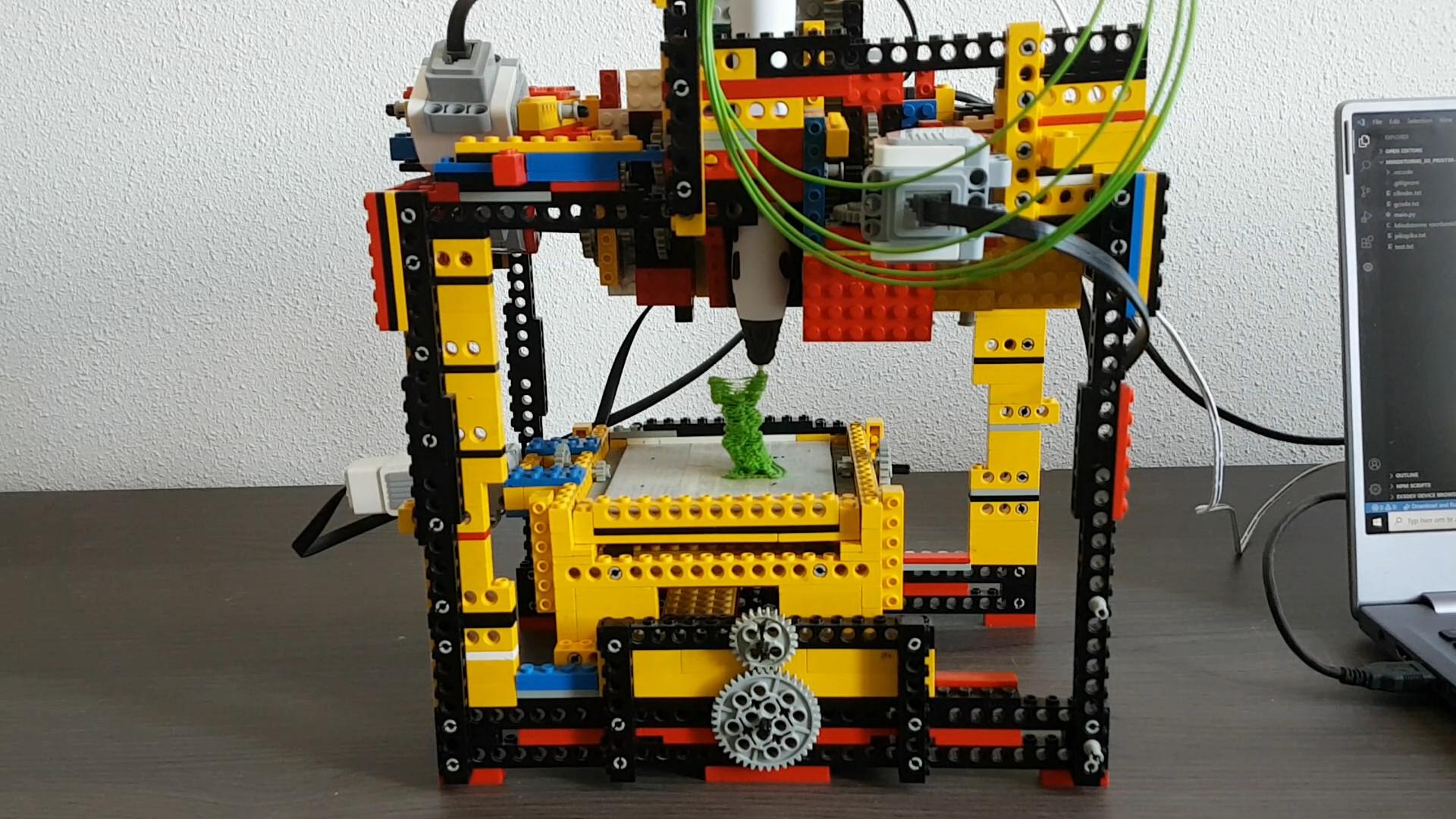 Lego Mindstorms 3d Printer Instructables - Best Vintage Illustrations in Desktop