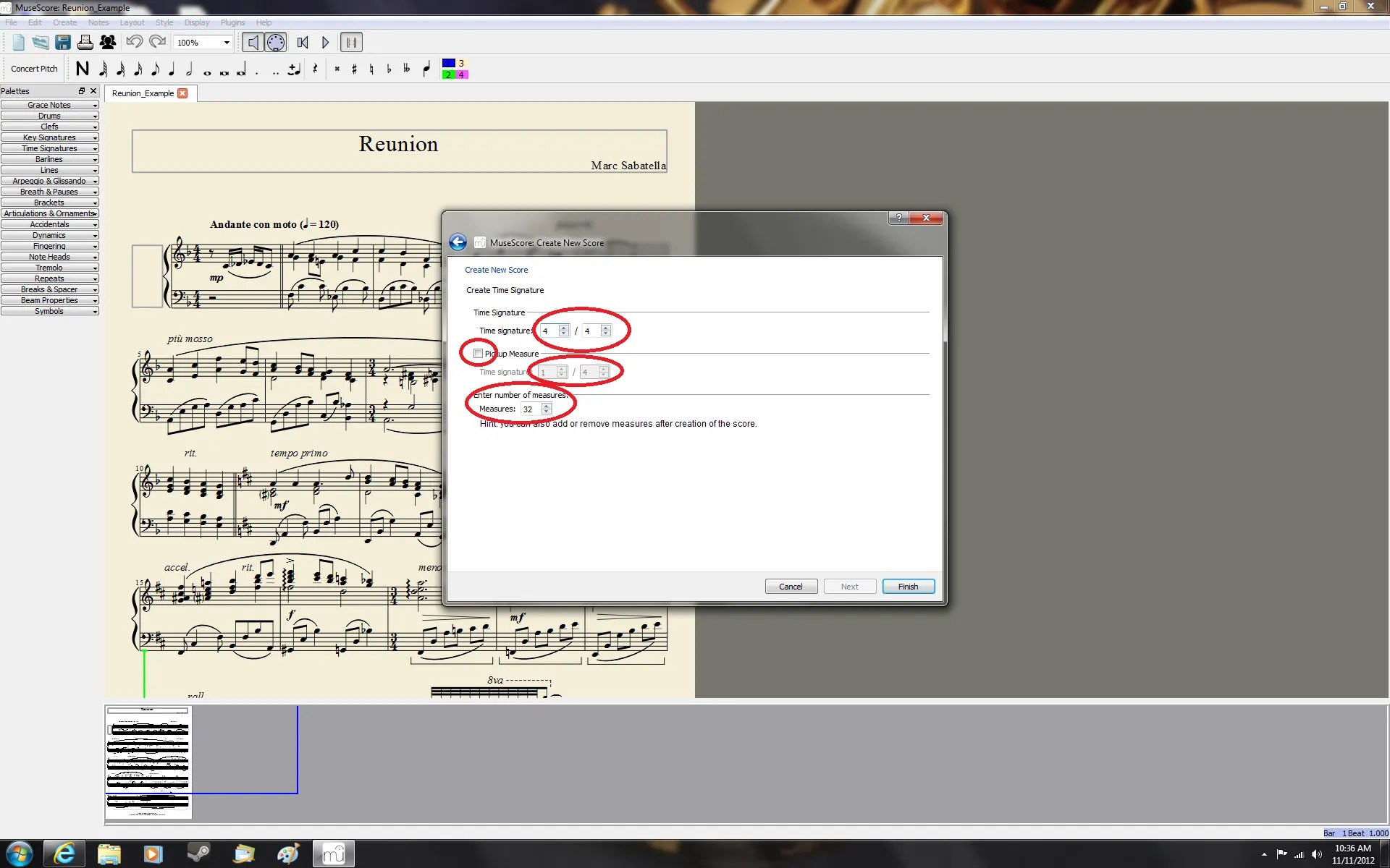 Musescore 1 2 Tutorial 1 Creating A Score 9 Steps Instructables