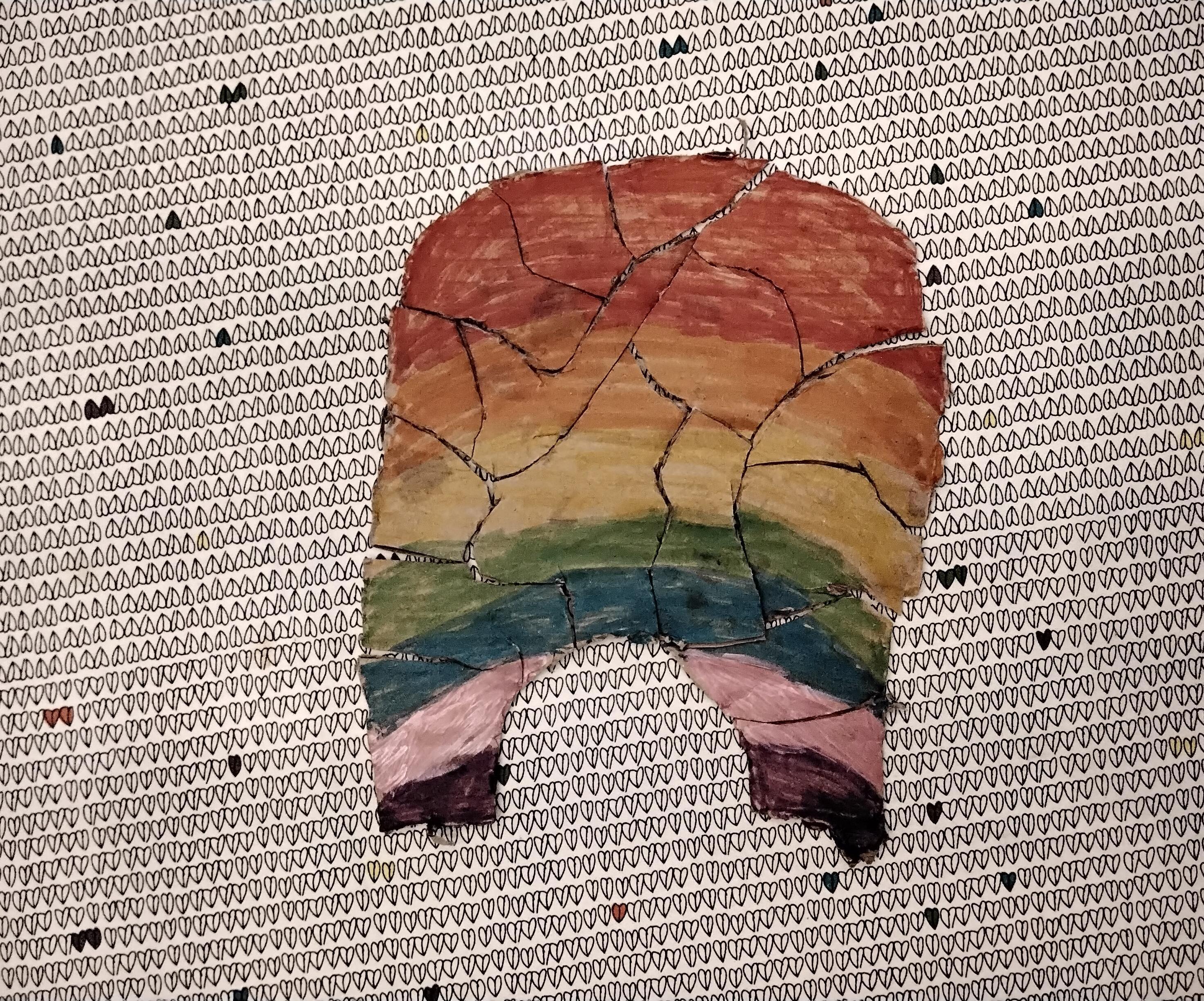 Button Rainbow Jigsaw Puzzle - Geometric Images - Elegant High Resolution Collection