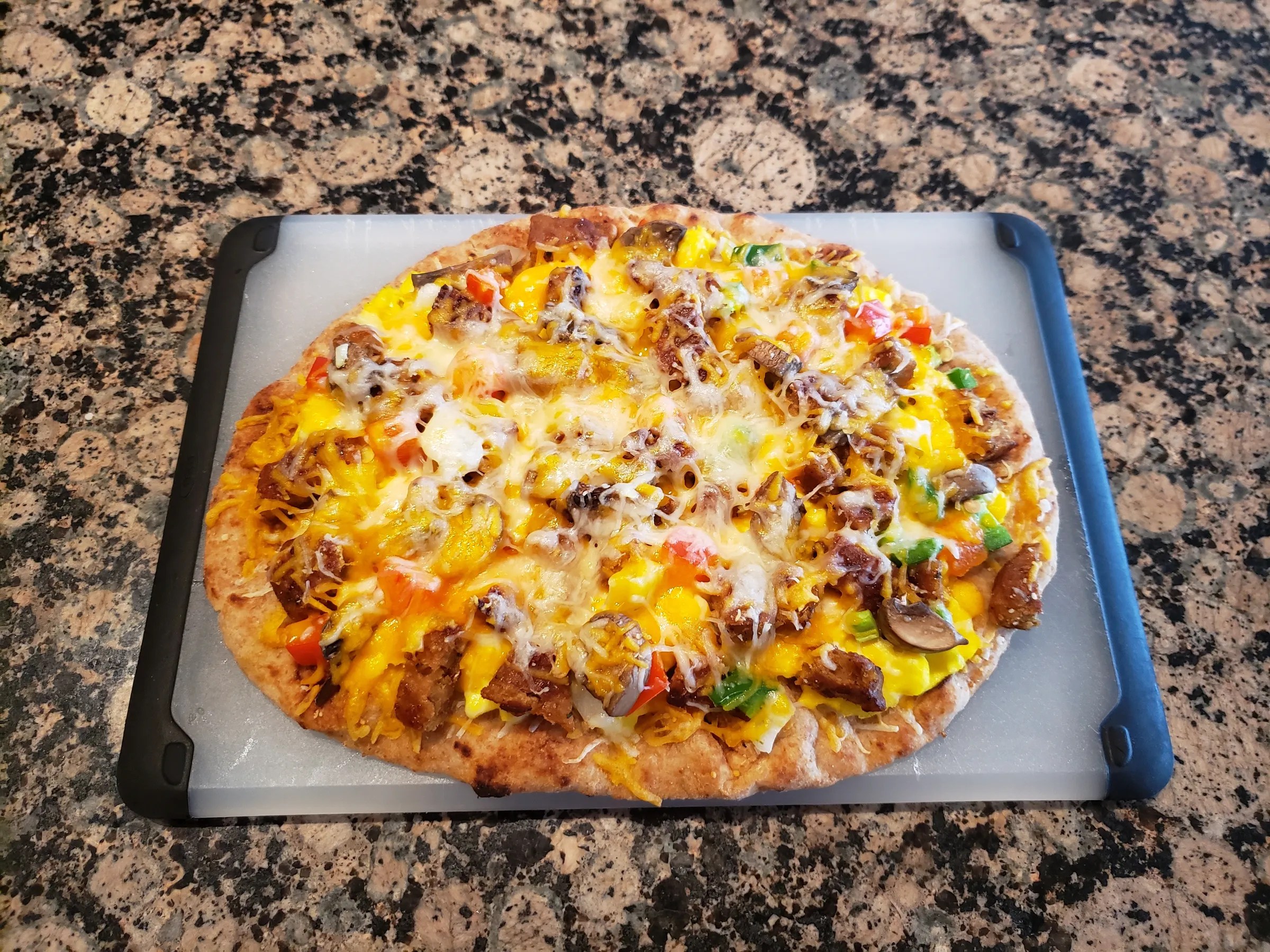 Easy Breakfast Pizza 4 Steps With Pictures Instructables