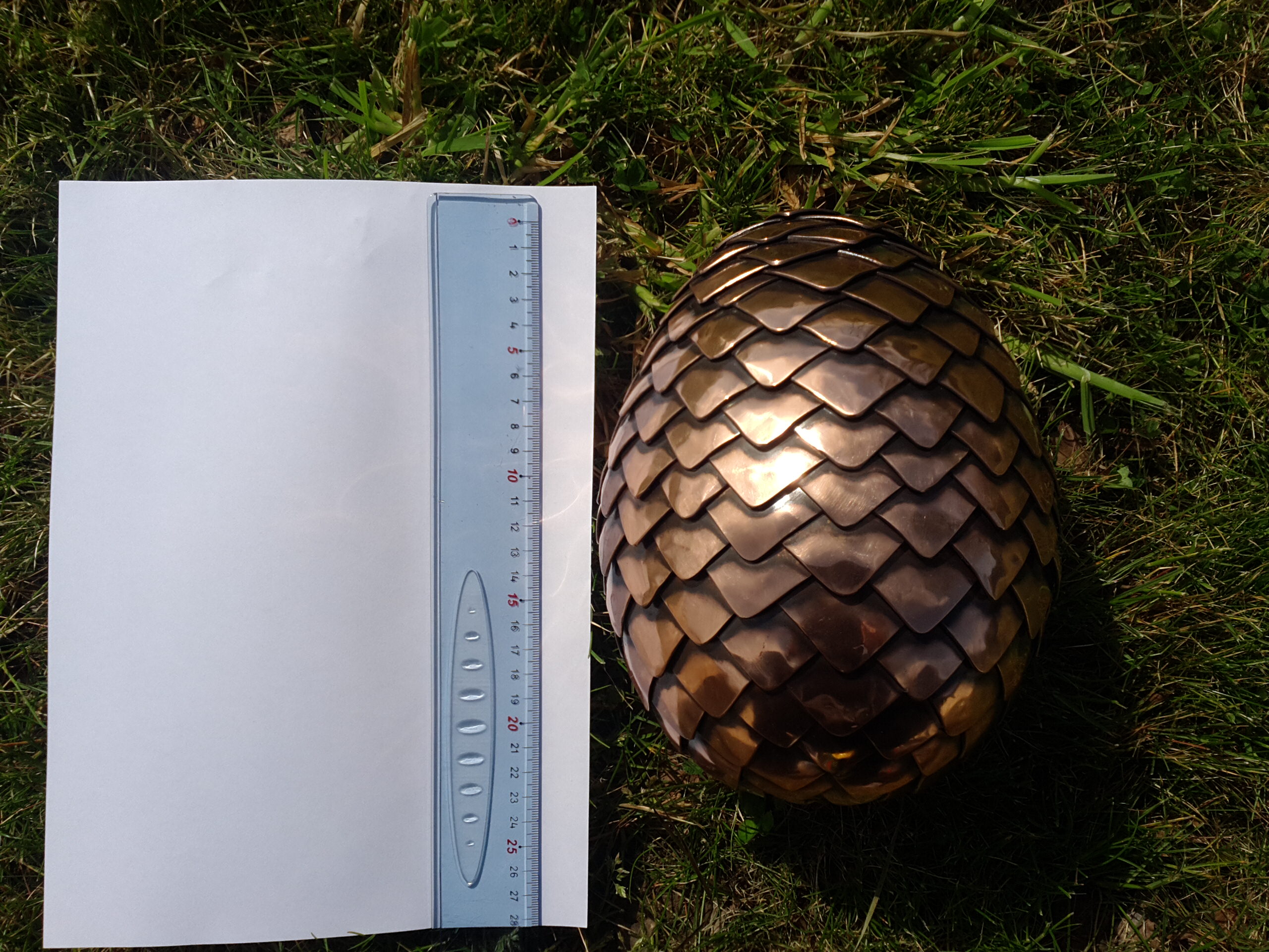 Copper Dragon Egg Symbol - Artistic Desktop Geometric Arts | Free Download