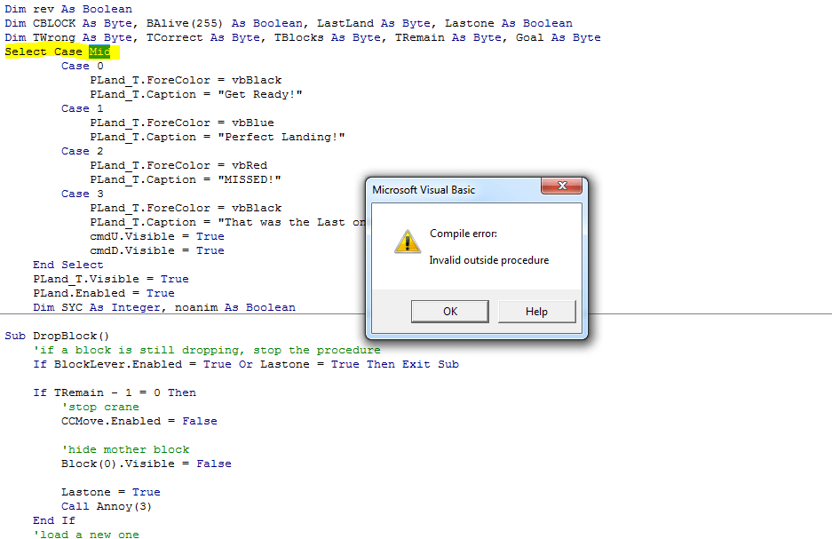 Making A Simple Game In Ms Visualbasic 6 5 Steps Instructables - Premium Light Illustration Gallery - Mobile
