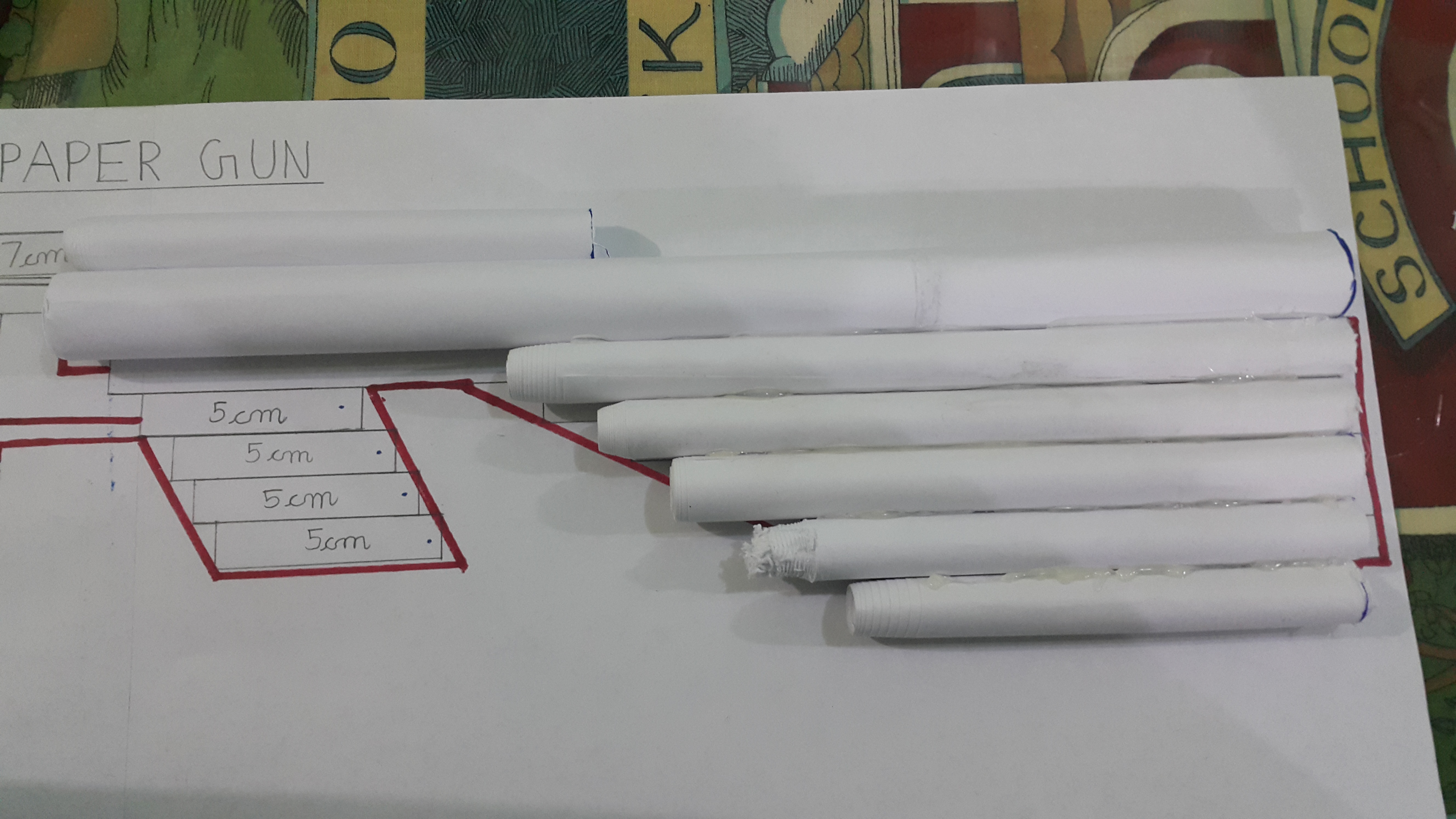 Paper Gun Bullet Instructables - Mountain Arts - Artistic Desktop Collection