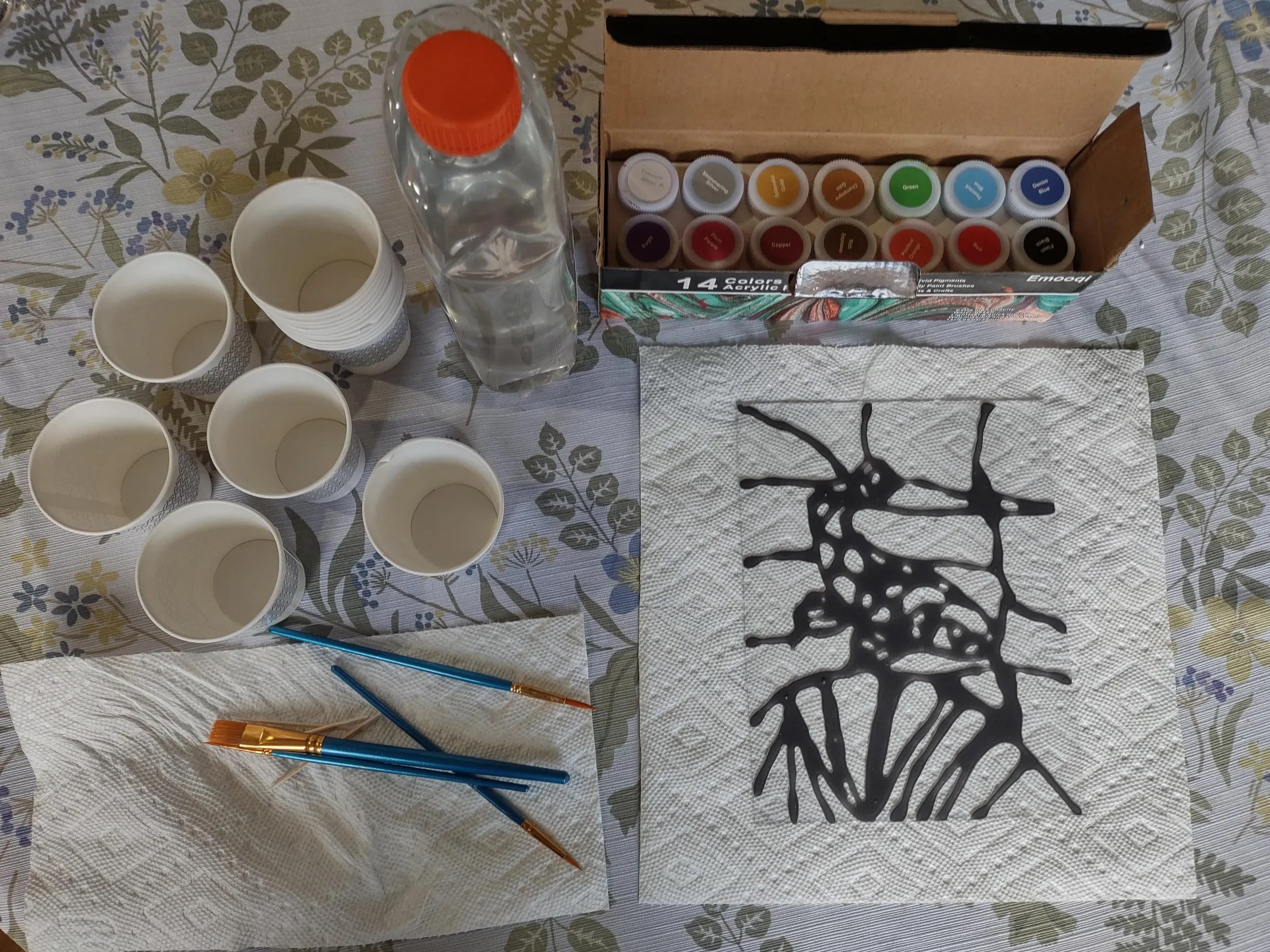 Easy Faux Stained Glass With Paint And Glue 4 Steps With Pictures