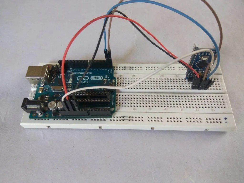 Program Arduino Pro Mini Using Arduino Uno 3 Steps Instructables