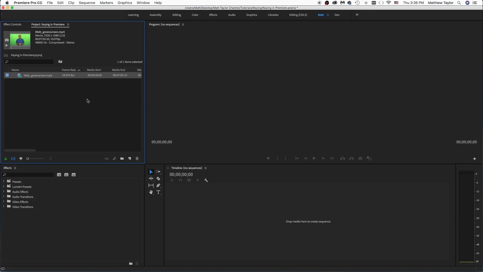 How To Remove Green Screen In Adobe Premiere Pro Cc 10 Steps With